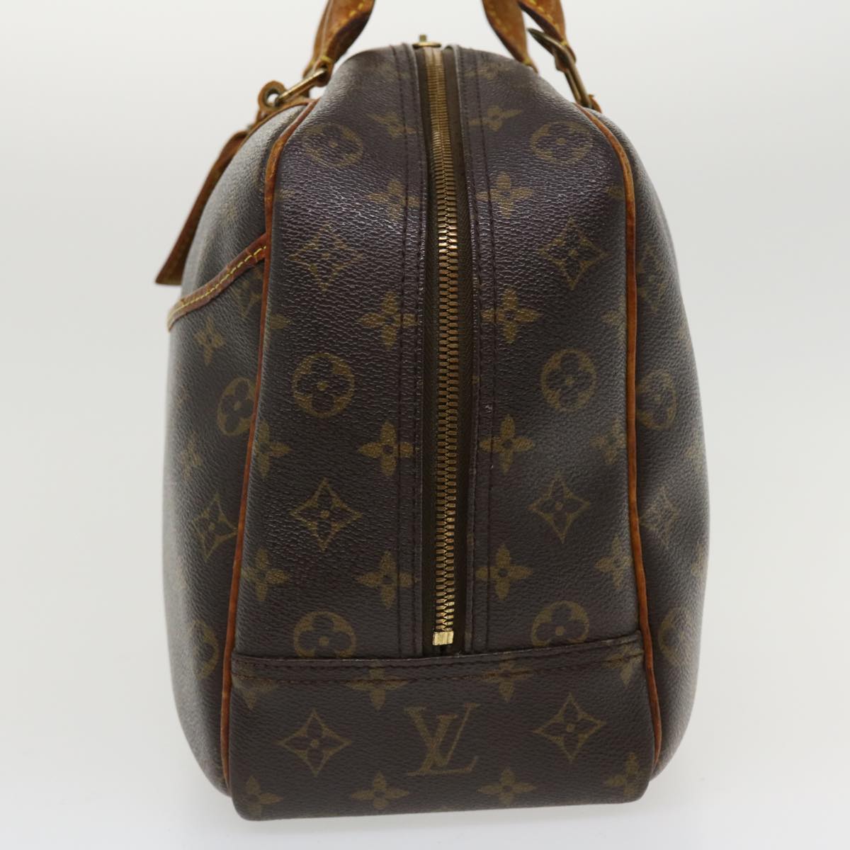 LOUIS VUITTON Monogram Deauville Hand Bag M47270 LV Auth 35907