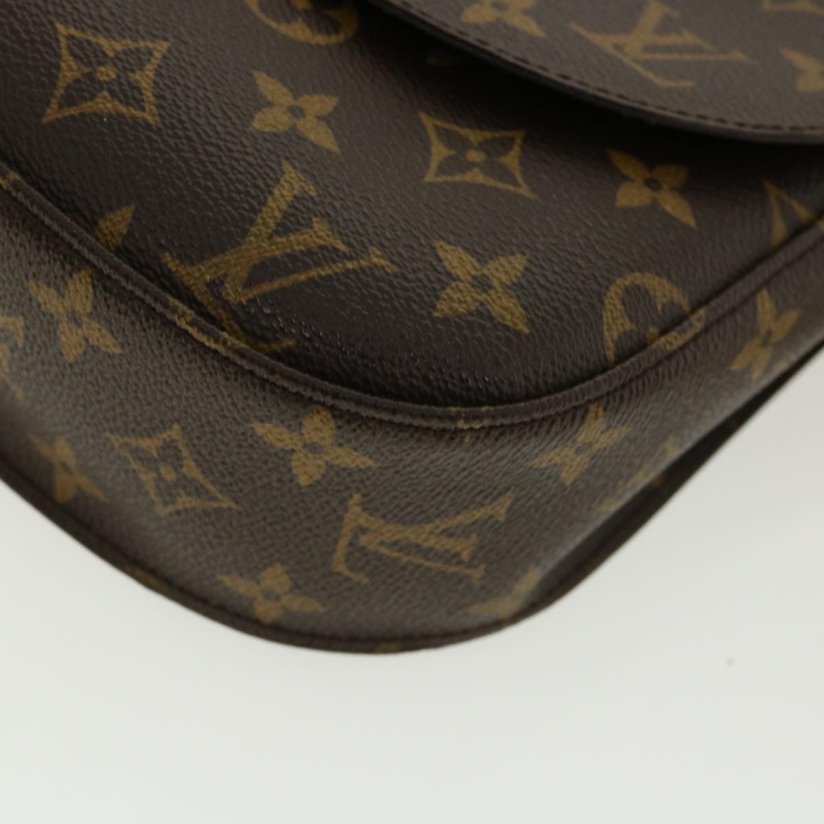 LOUIS VUITTON Monogram Saint Cloud GM Shoulder Bag M51242 LV Auth 35912