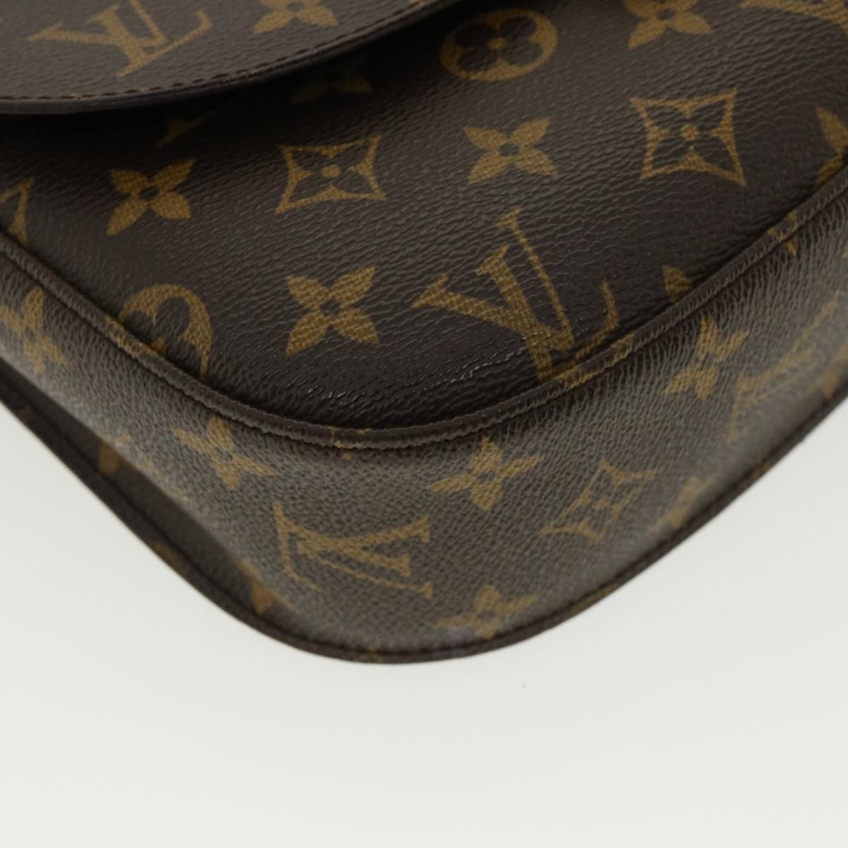 LOUIS VUITTON Monogram Saint Cloud GM Shoulder Bag M51242 LV Auth 35912