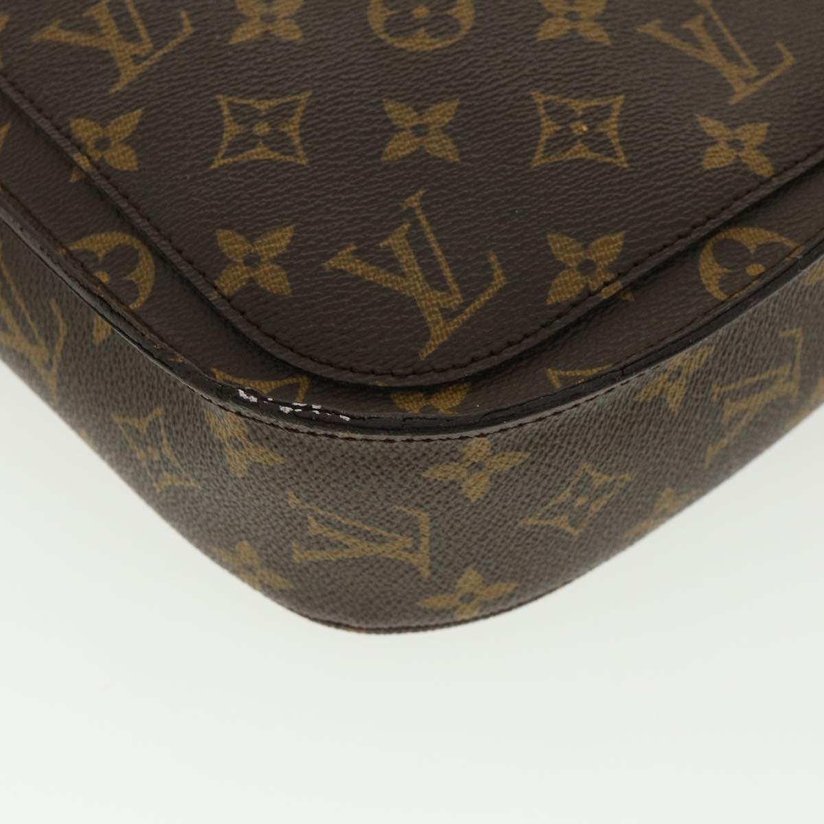 LOUIS VUITTON Monogram Saint Cloud GM Shoulder Bag M51242 LV Auth 35912