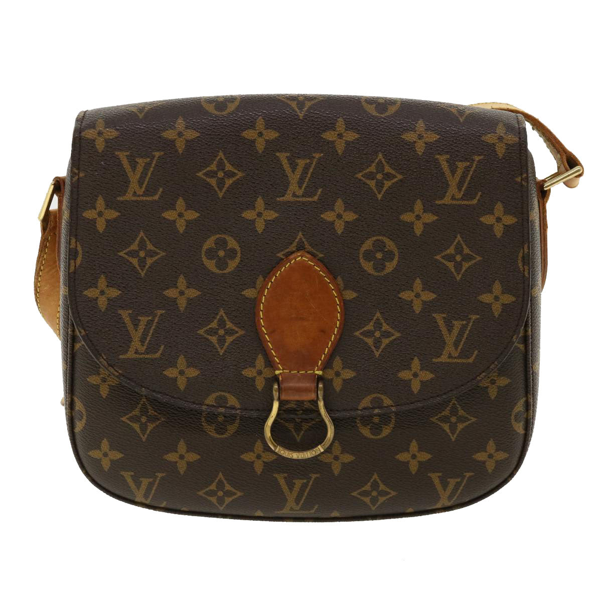 LOUIS VUITTON Monogram Saint Cloud GM Shoulder Bag M51242 LV Auth 35912