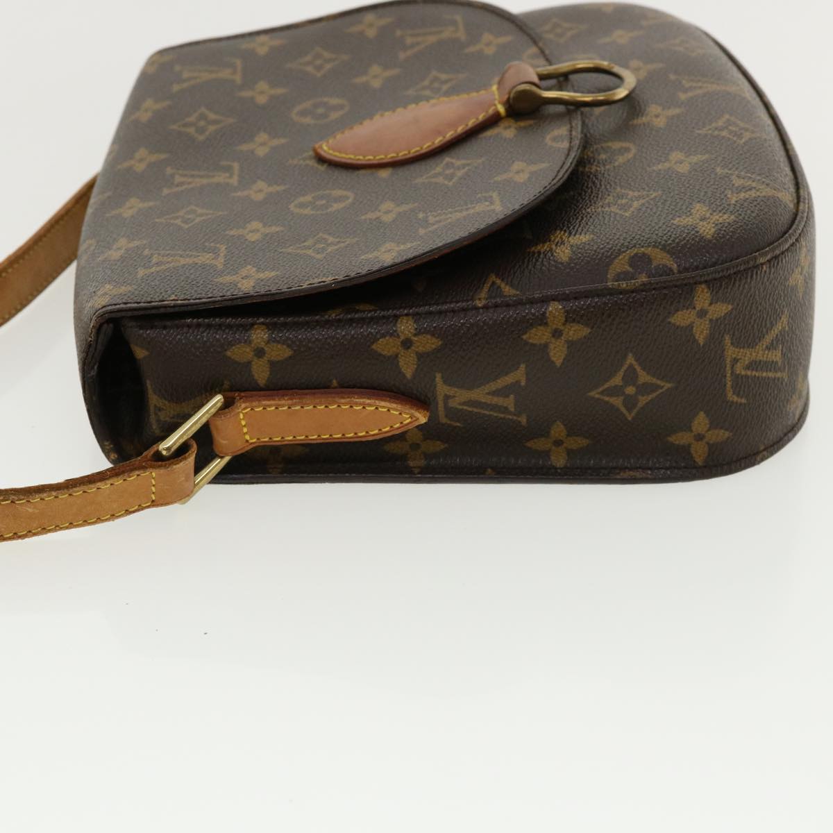 LOUIS VUITTON Monogram Saint Cloud GM Shoulder Bag M51242 LV Auth 35912