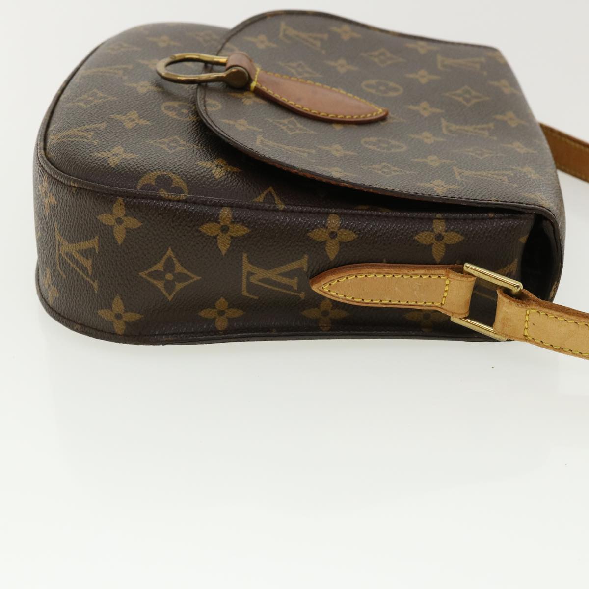 LOUIS VUITTON Monogram Saint Cloud GM Shoulder Bag M51242 LV Auth 35912