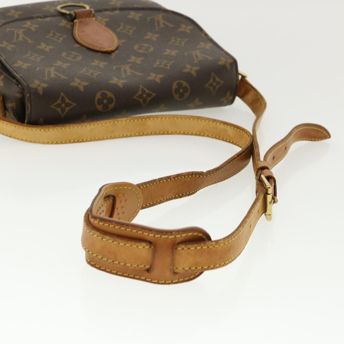 LOUIS VUITTON Monogram Saint Cloud GM Shoulder Bag M51242 LV Auth 35912