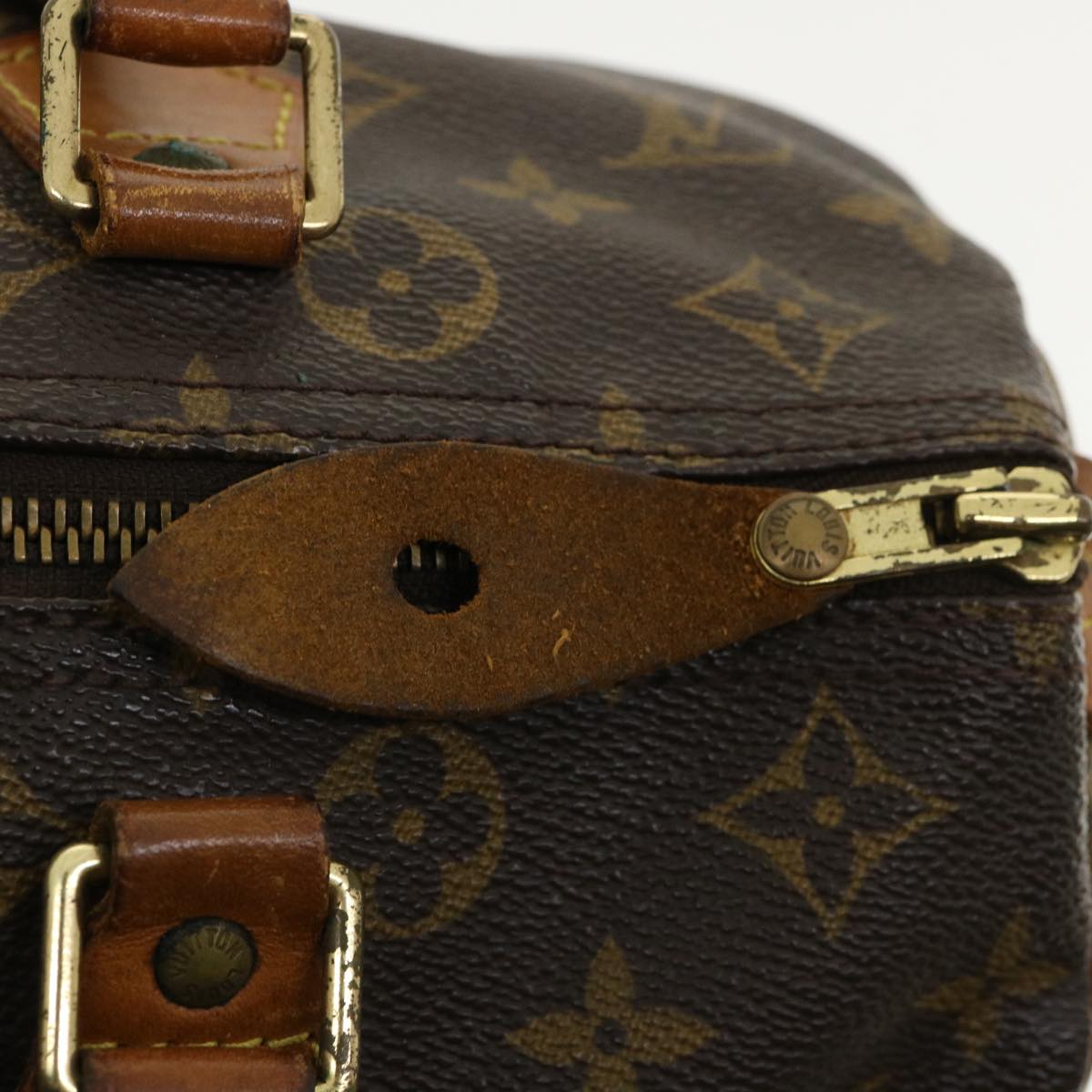 LOUIS VUITTON Monogram Speedy 30 Hand Bag M41526 LV Auth 35913