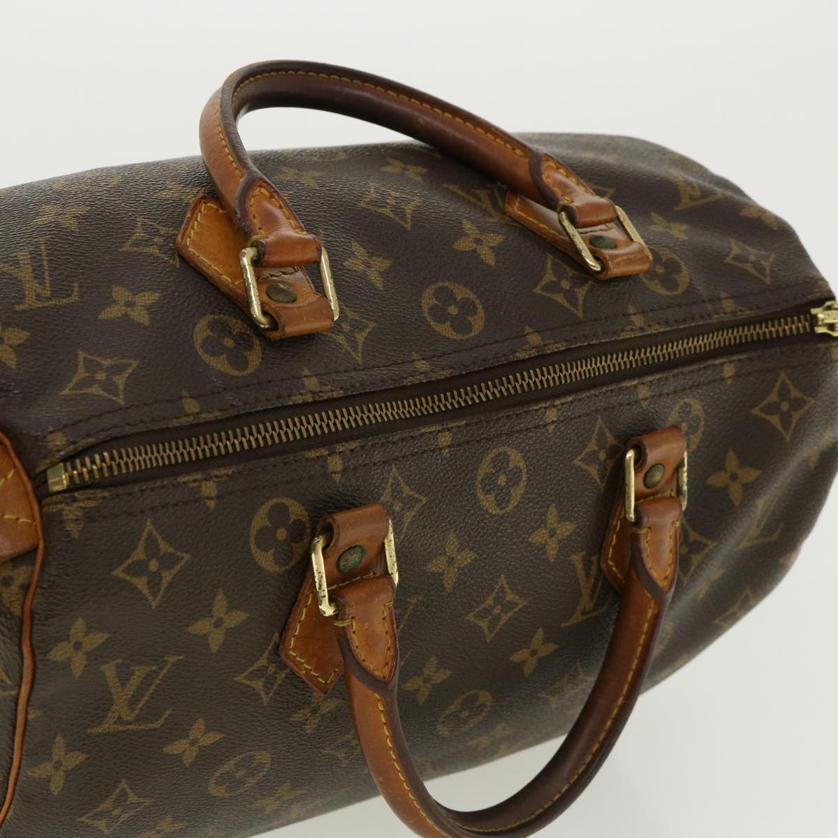 LOUIS VUITTON Monogram Speedy 30 Hand Bag M41526 LV Auth 35913