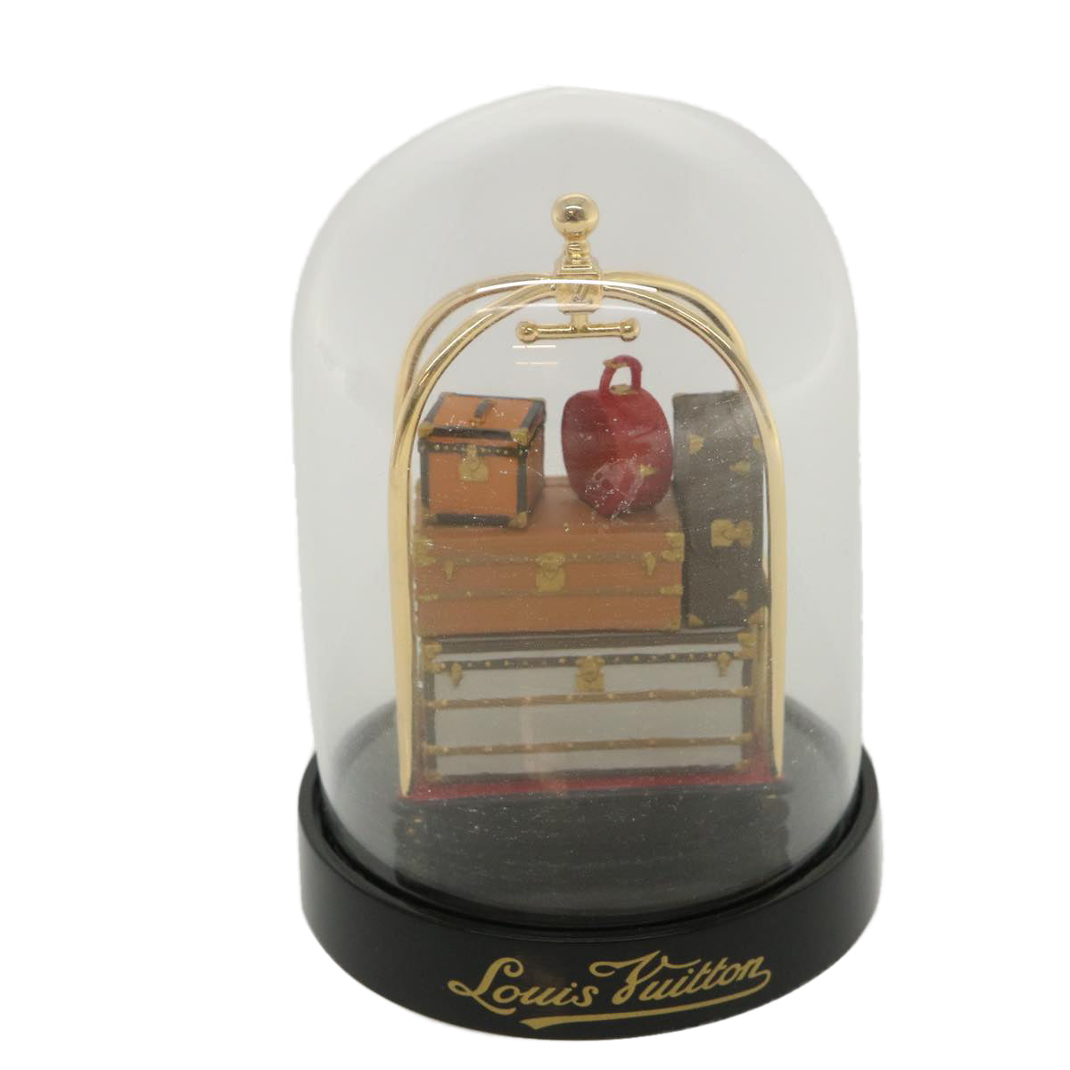 LOUIS VUITTON Snow Globe 2000s pre-owned Trunk Clear LV Auth 35924 - 0