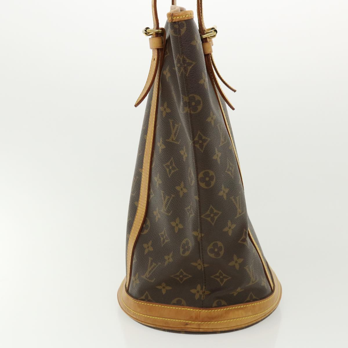 LOUIS VUITTON Monogram Bucket GM Shoulder Bag M42236 LV Auth 35929