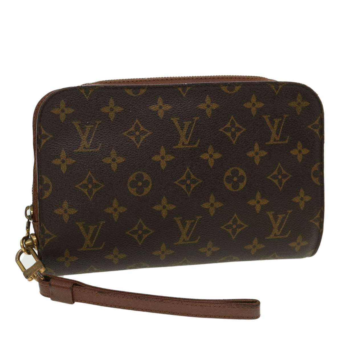 LOUIS VUITTON Monogram Orsay Clutch Bag M51790 LV Auth 35930