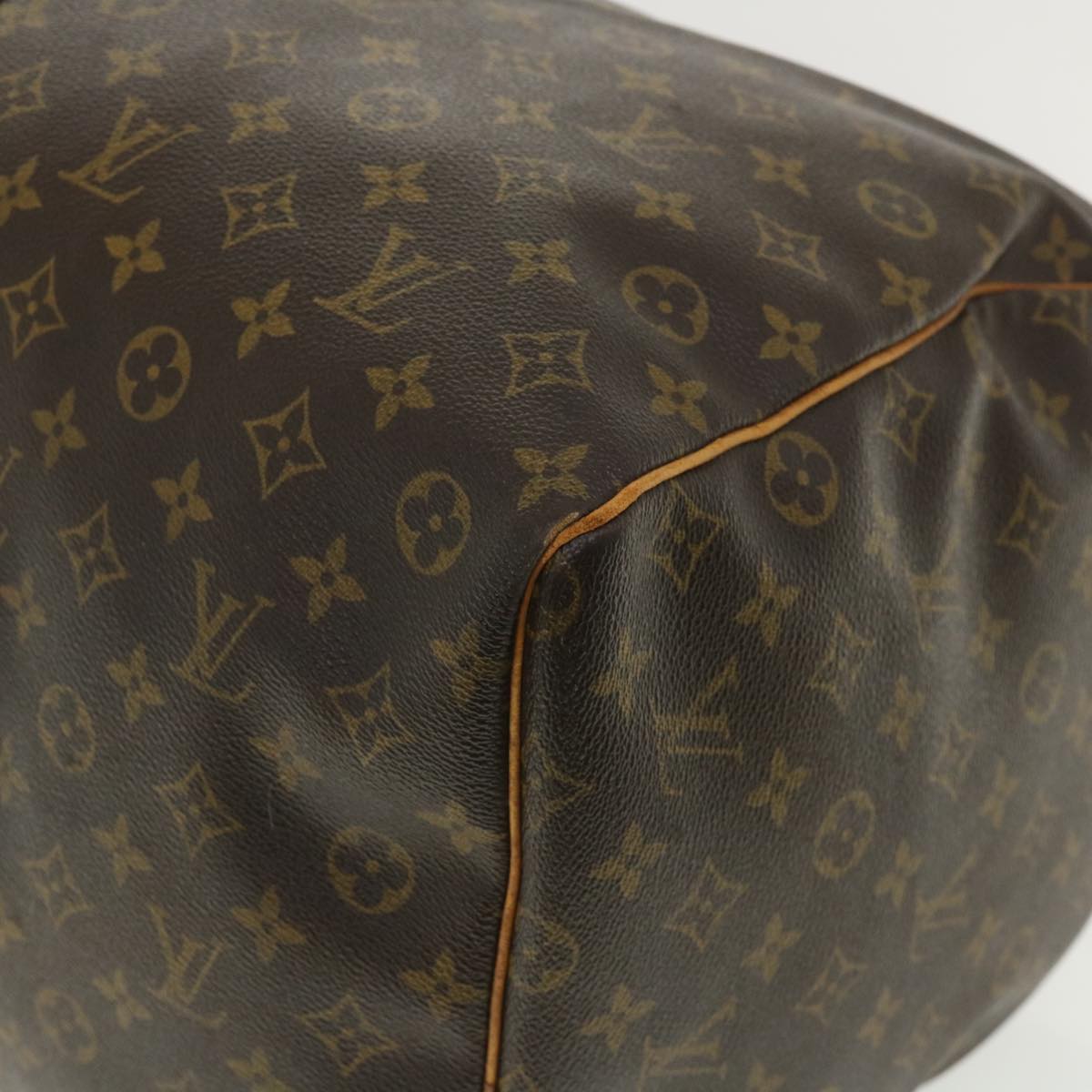 LOUIS VUITTON Monogram Keepall 55 Boston Bag M41424 LV Auth 35931