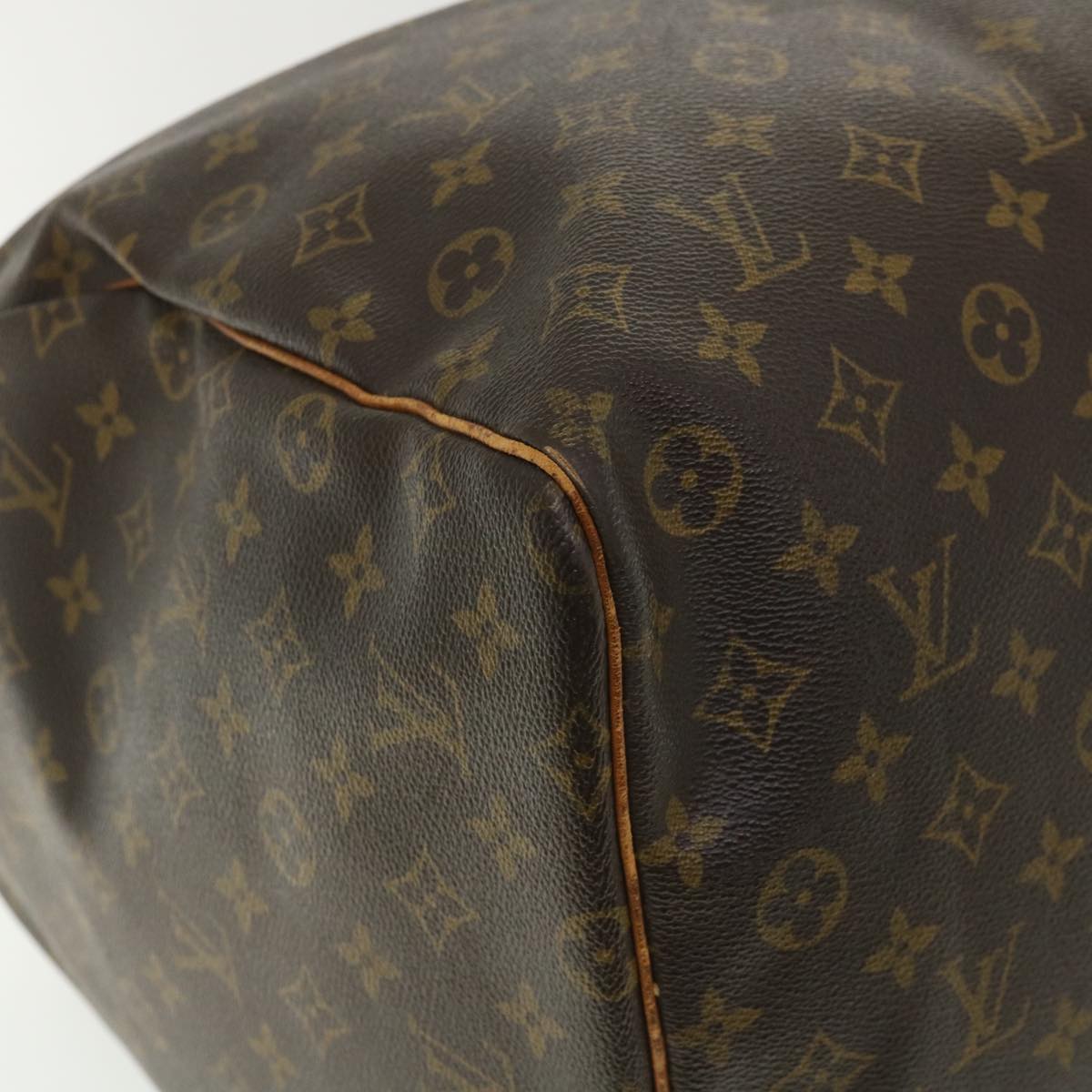 LOUIS VUITTON Monogram Keepall 55 Boston Bag M41424 LV Auth 35931