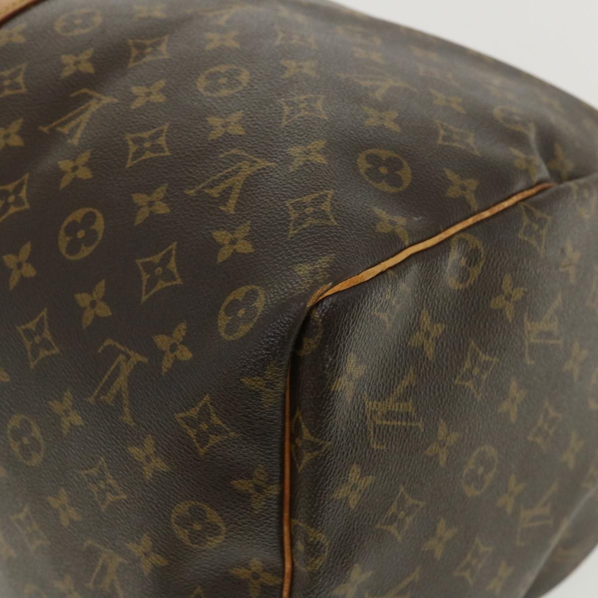 LOUIS VUITTON Monogram Keepall 55 Boston Bag M41424 LV Auth 35931