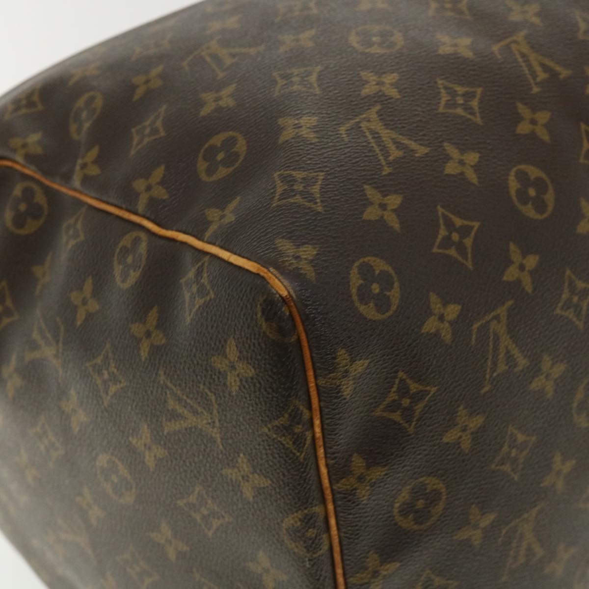 LOUIS VUITTON Monogram Keepall 55 Boston Bag M41424 LV Auth 35931