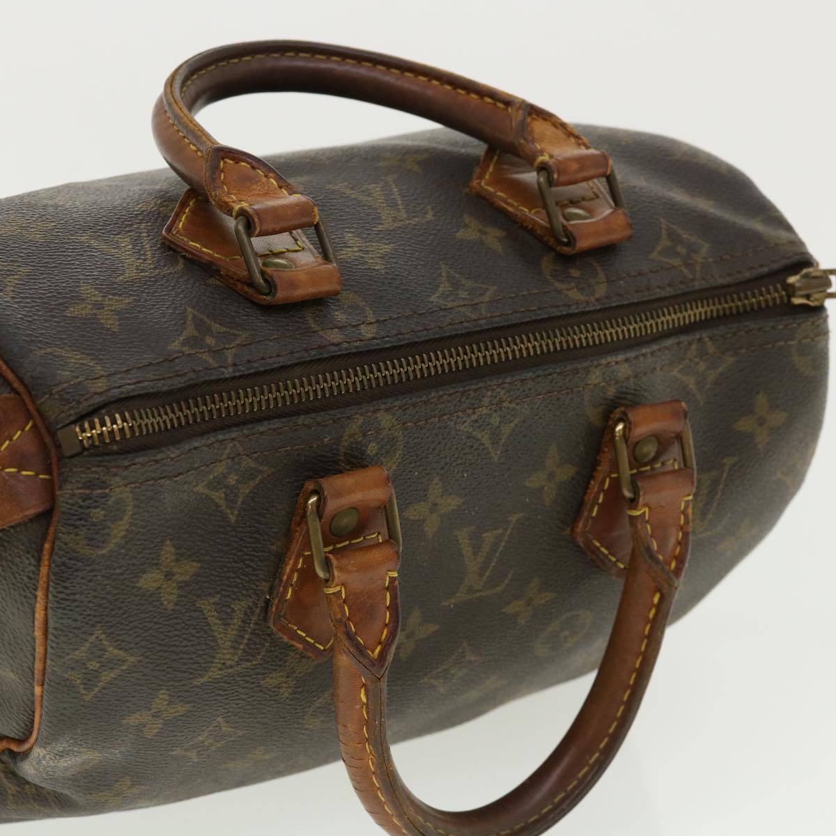 LOUIS VUITTON Monogram Speedy 25 Hand Bag M41528 LV Auth 35938