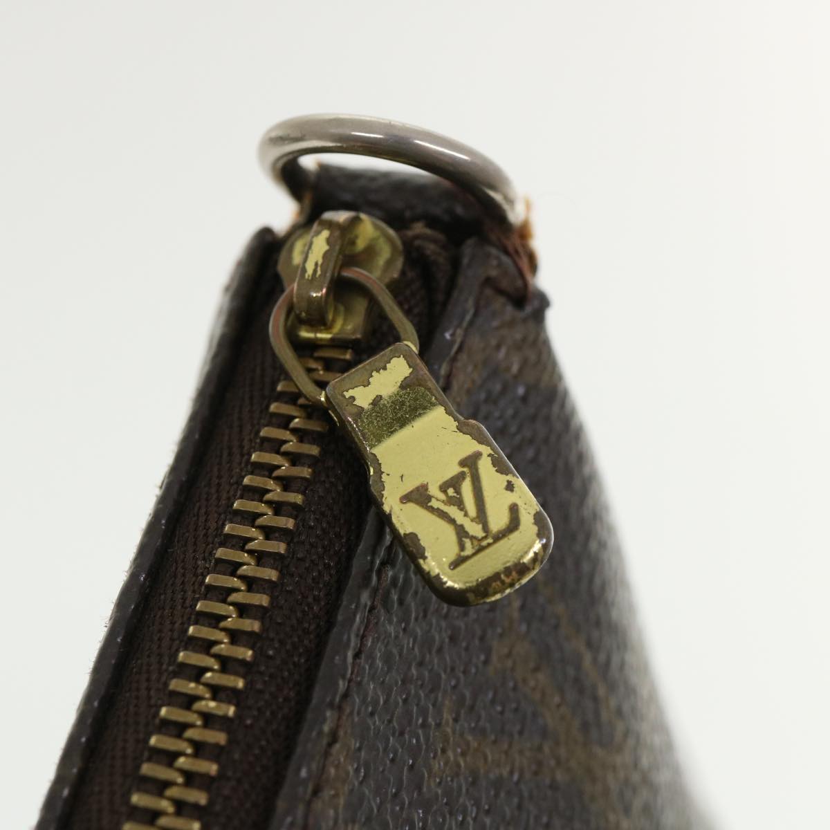 LOUIS VUITTON Monogram Pochette Accessoires Pouch M51980 LV Auth 35940