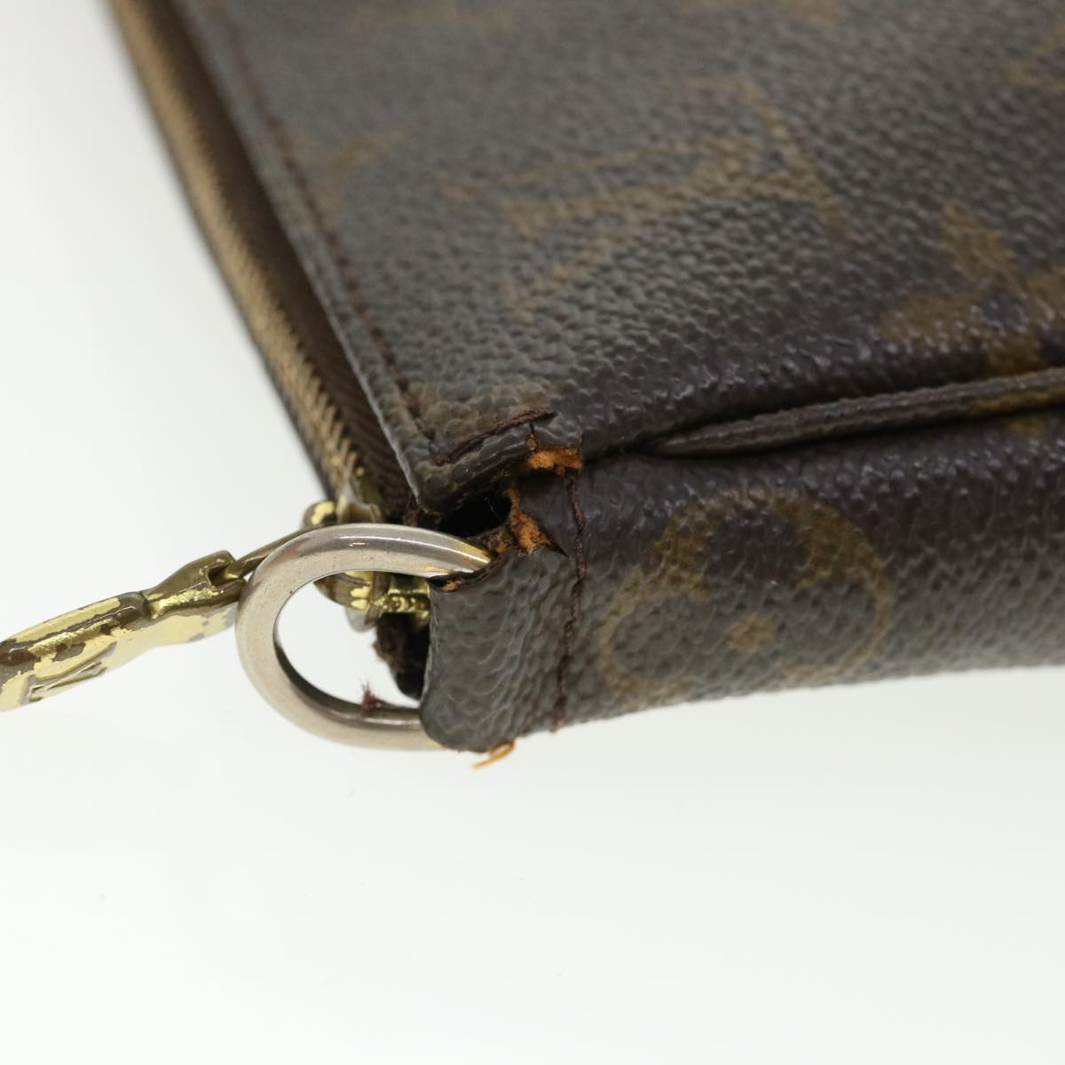 LOUIS VUITTON Monogram Pochette Accessoires Pouch M51980 LV Auth 35940