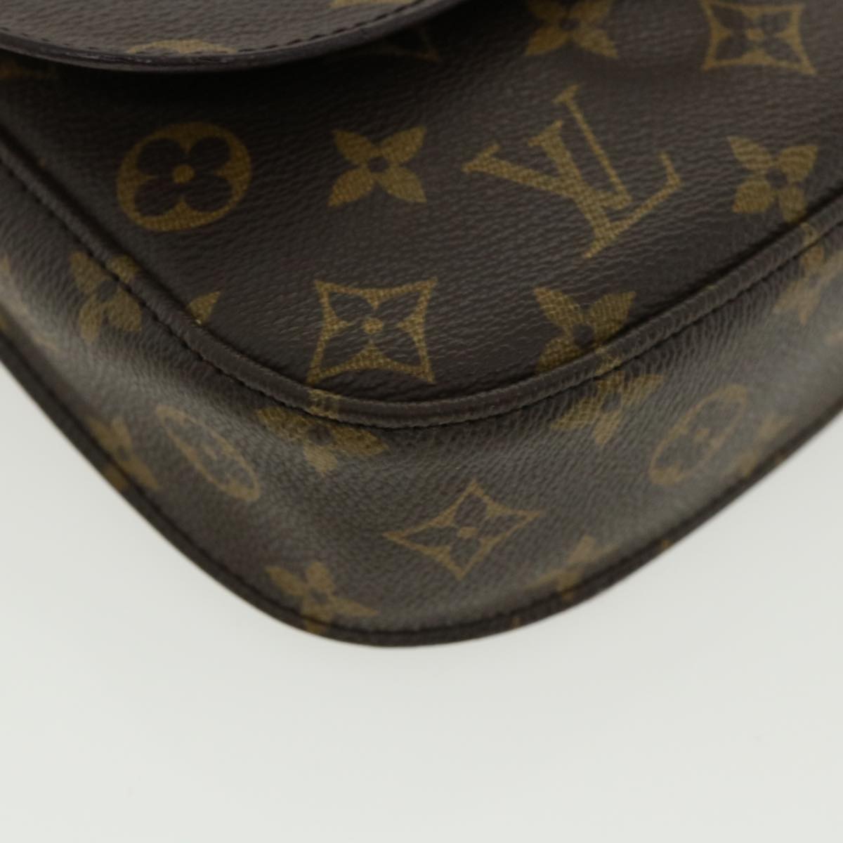 LOUIS VUITTON Monogram Saint Cloud MM Shoulder Bag M51243 LV Auth 35943