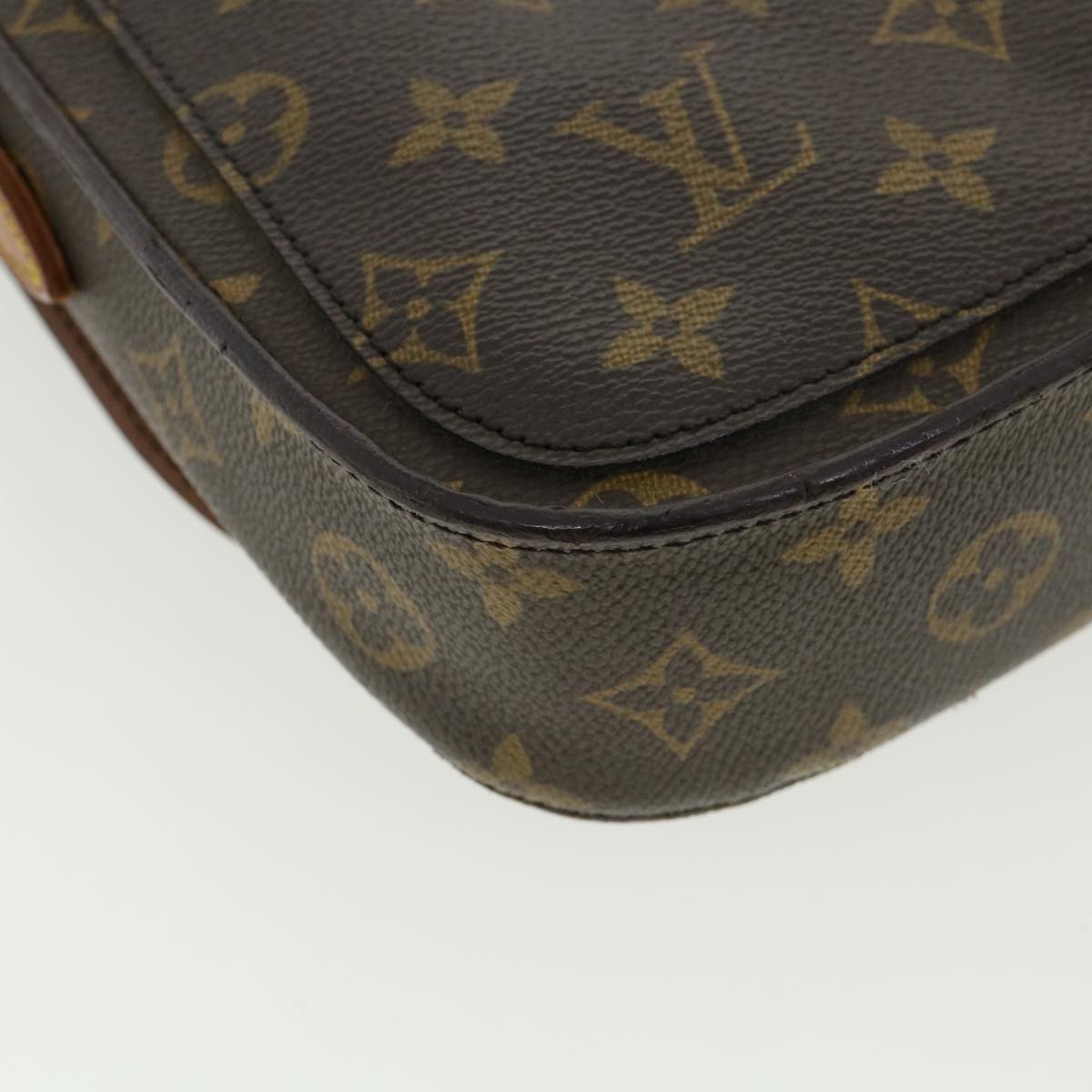 LOUIS VUITTON Monogram Saint Cloud MM Shoulder Bag M51243 LV Auth 35943