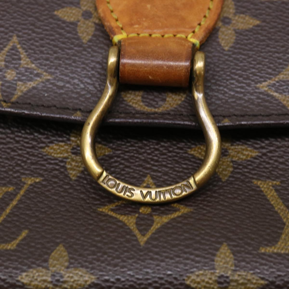 LOUIS VUITTON Monogram Saint Cloud MM Shoulder Bag M51243 LV Auth 35943