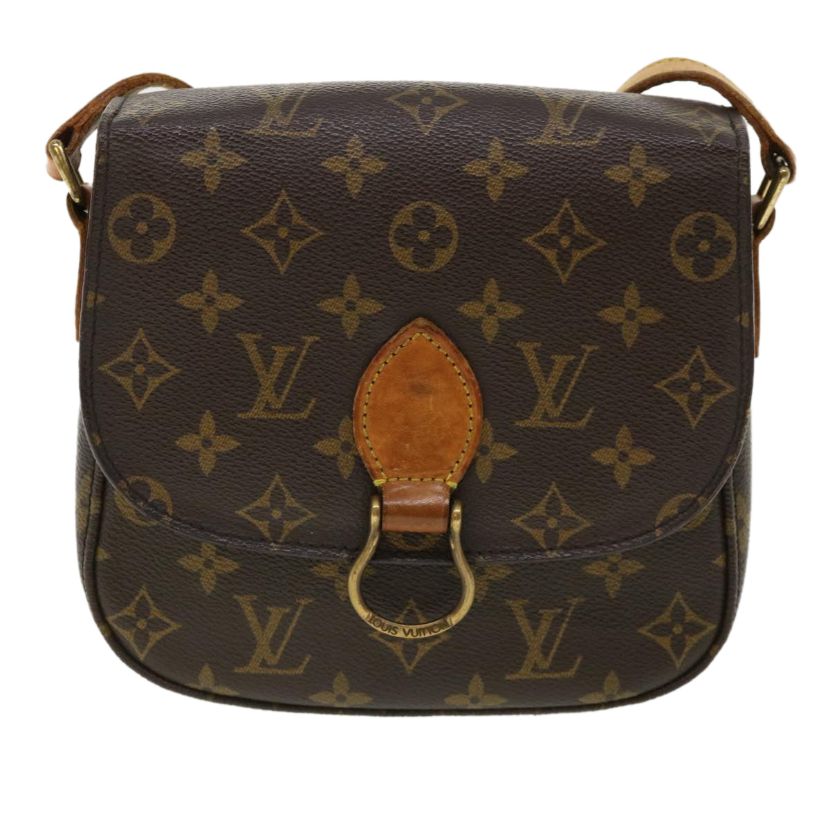 LOUIS VUITTON Monogram Saint Cloud MM Shoulder Bag M51243 LV Auth 35943