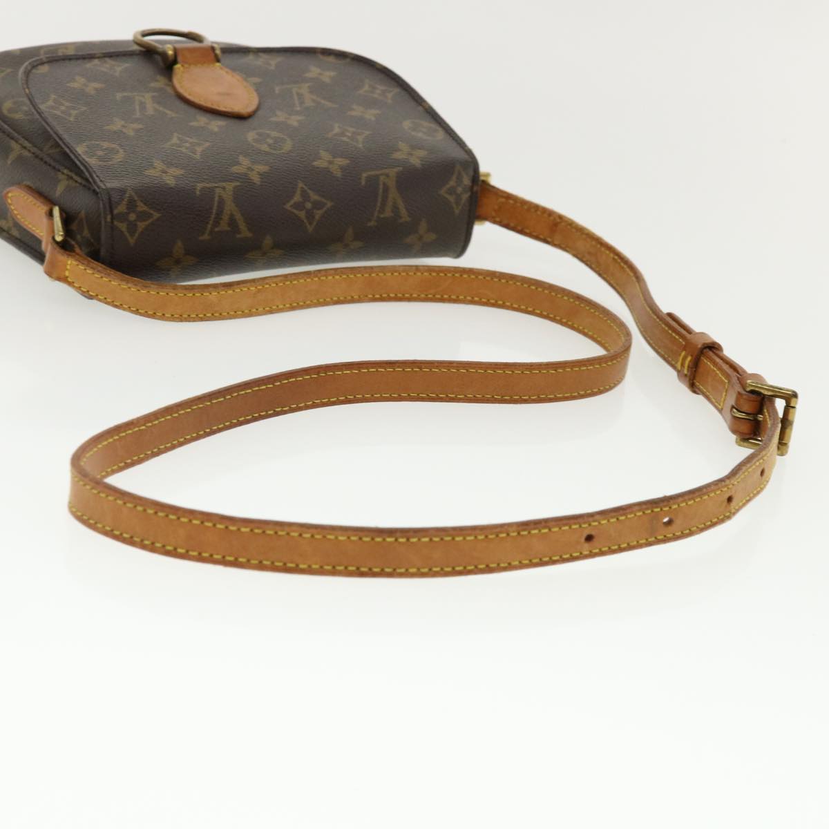 LOUIS VUITTON Monogram Saint Cloud MM Shoulder Bag M51243 LV Auth 35943