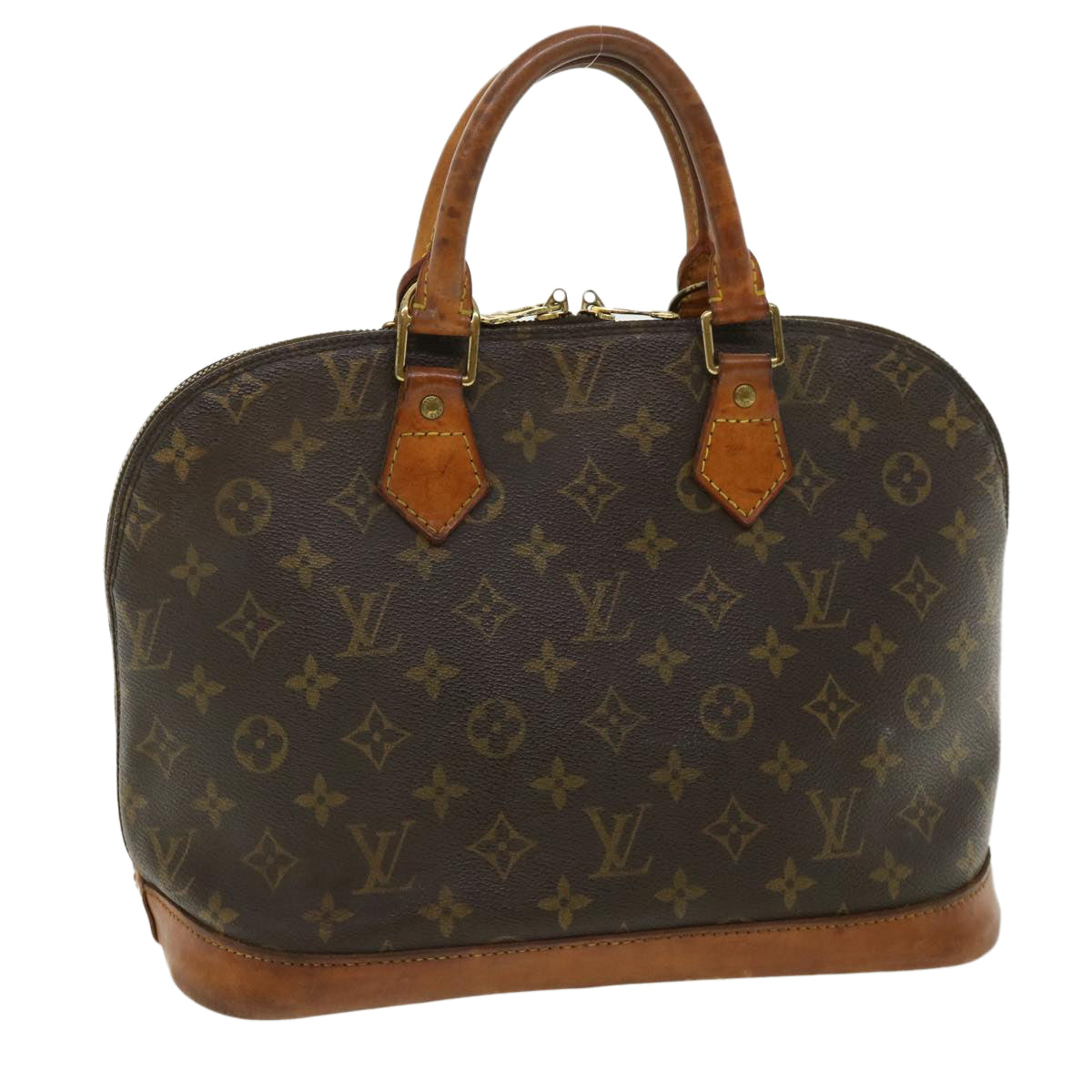 LOUIS VUITTON Monogram Alma Hand Bag M51130 LV Auth 35944