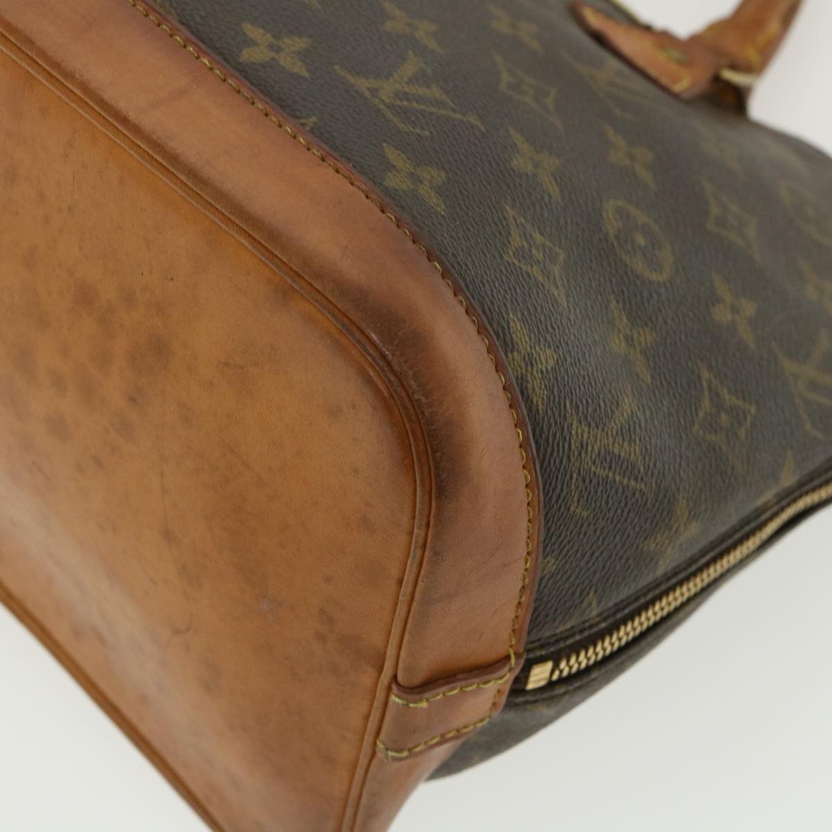 LOUIS VUITTON Monogram Alma Hand Bag M51130 LV Auth 35944