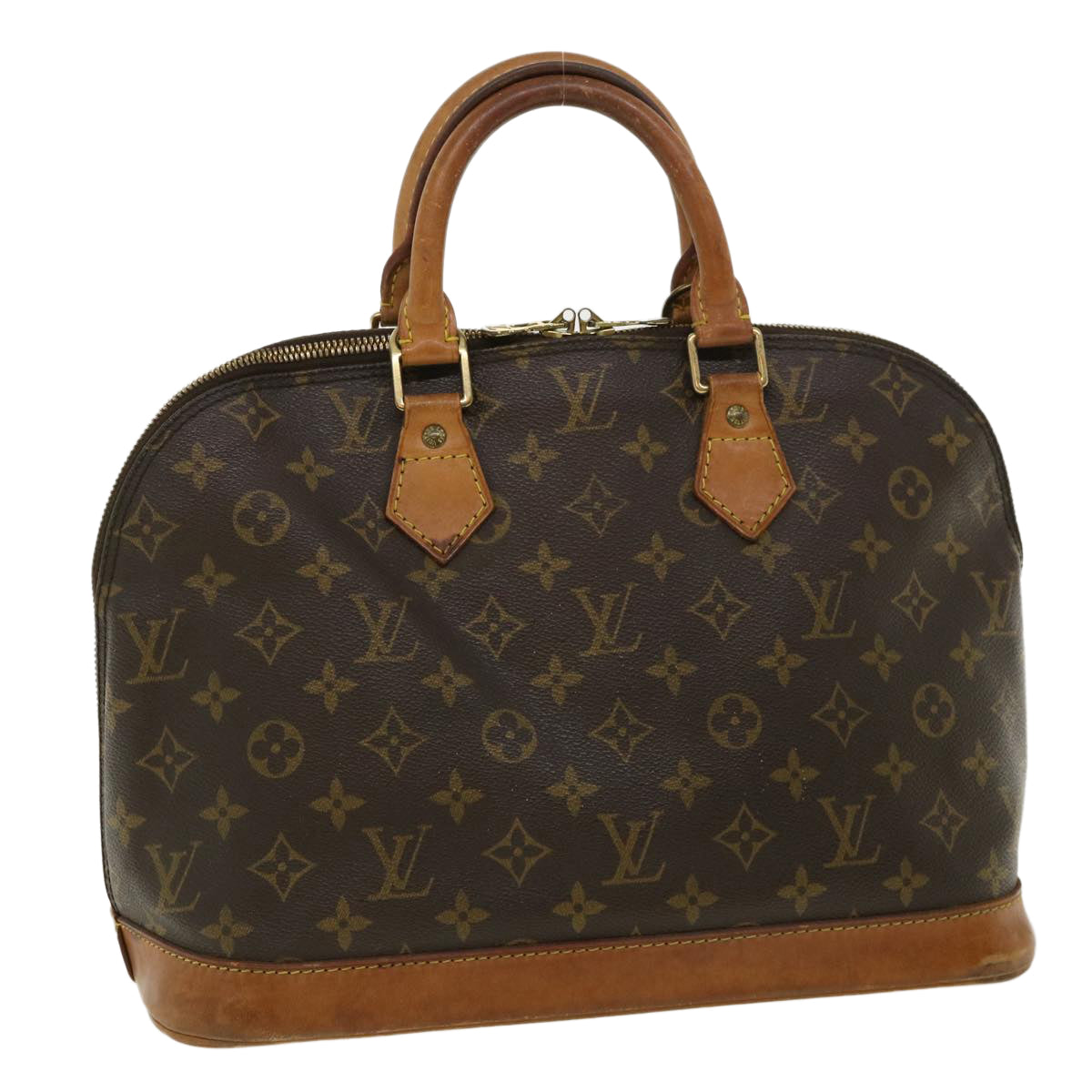 LOUIS VUITTON Monogram Alma Hand Bag M51130 LV Auth 35952