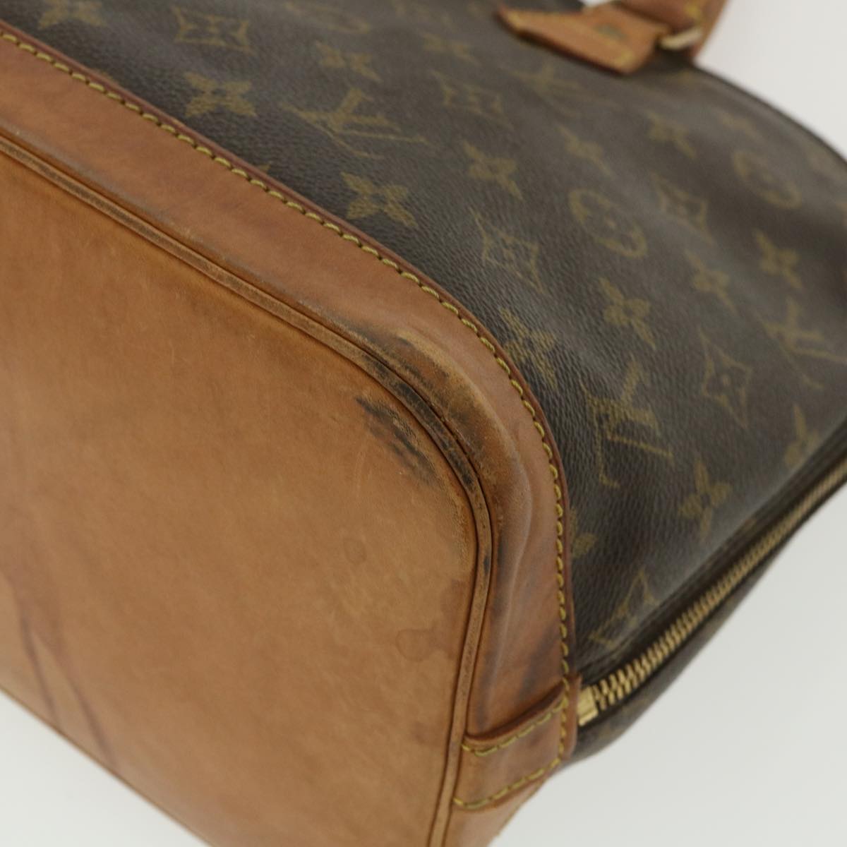 LOUIS VUITTON Monogram Alma Hand Bag M51130 LV Auth 35952