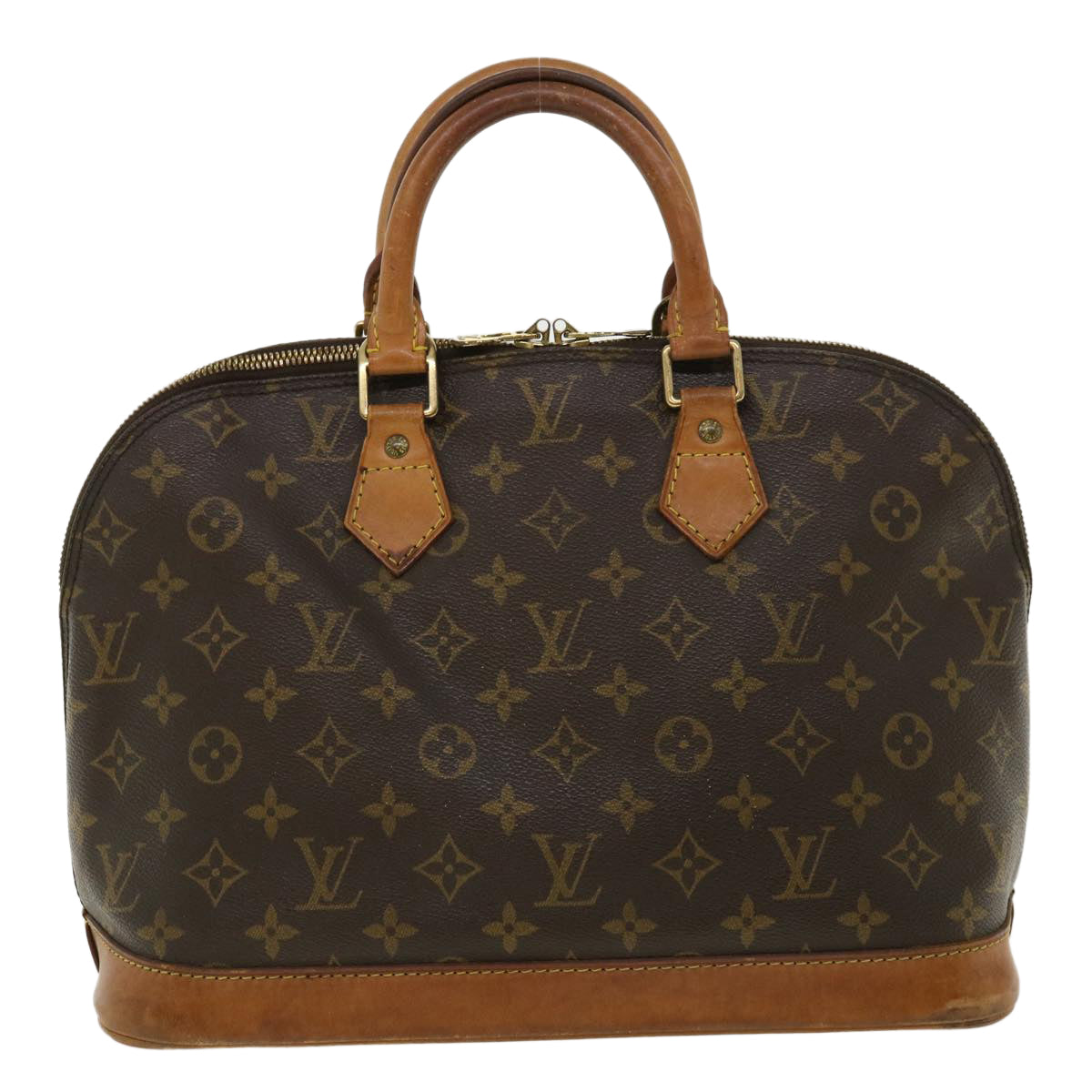 LOUIS VUITTON Monogram Alma Hand Bag M51130 LV Auth 35952