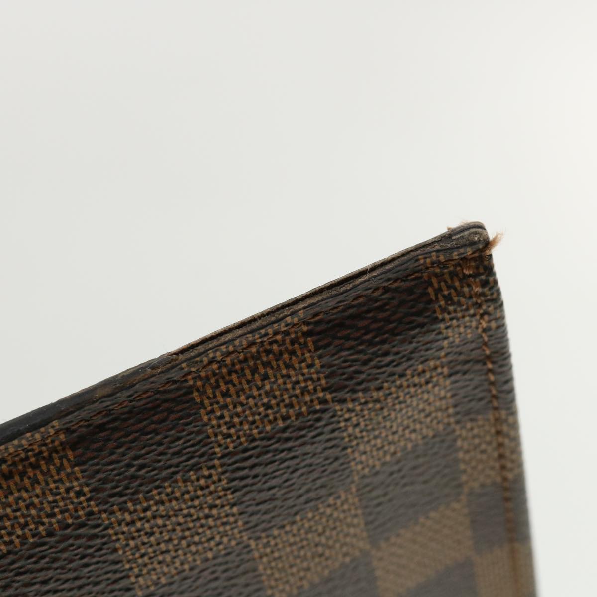 LOUIS VUITTON Damier Savannah Pochette Jules GM Clutch Bag N63345 LV Auth 35959