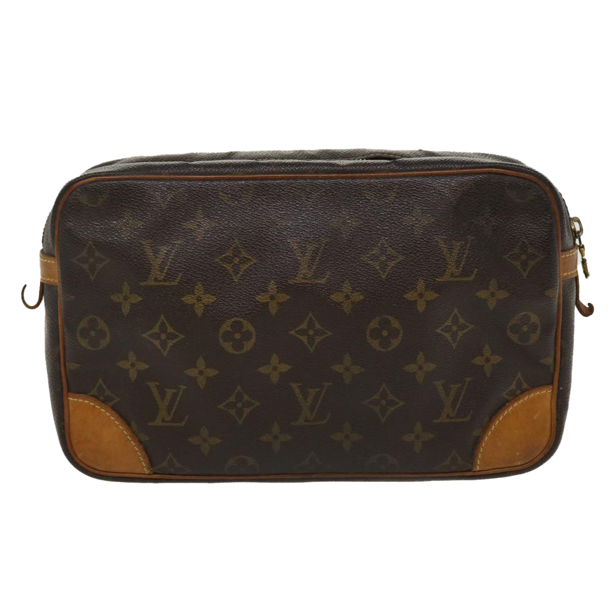 LOUIS VUITTON Monogram Compiegne 28 Clutch Bag M51845 LV Auth 35961 - 0