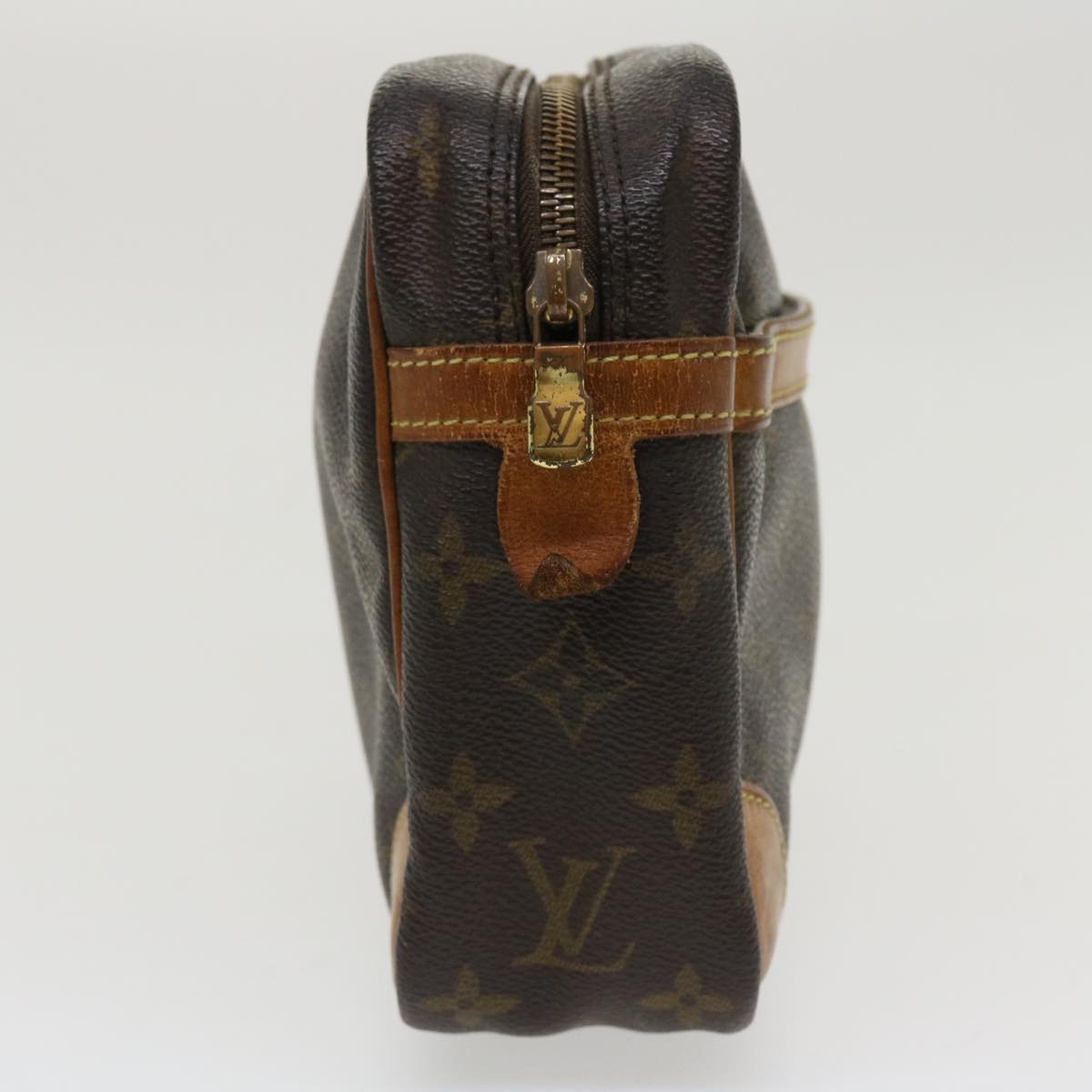 LOUIS VUITTON Monogram Compiegne 28 Clutch Bag M51845 LV Auth 35961