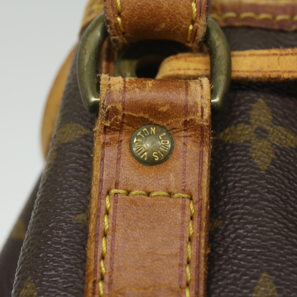 LOUIS VUITTON Monogram Noe Shoulder Bag M42224 LV Auth 35981