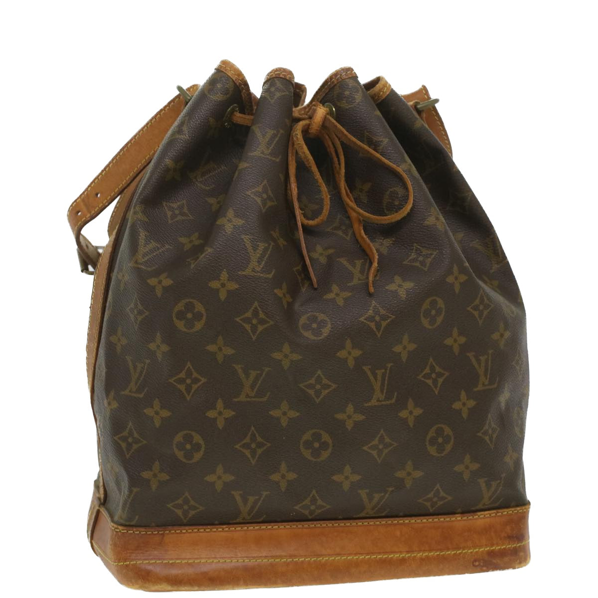 LOUIS VUITTON Monogram Noe Shoulder Bag M42224 LV Auth 35981