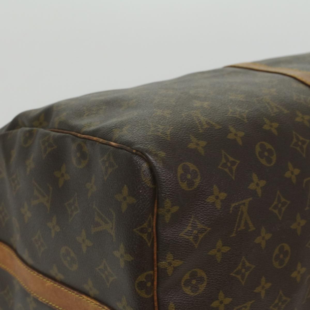 LOUIS VUITTON Monogram Keepall Bandouliere 60 Boston Bag M41412 LV Auth 35986