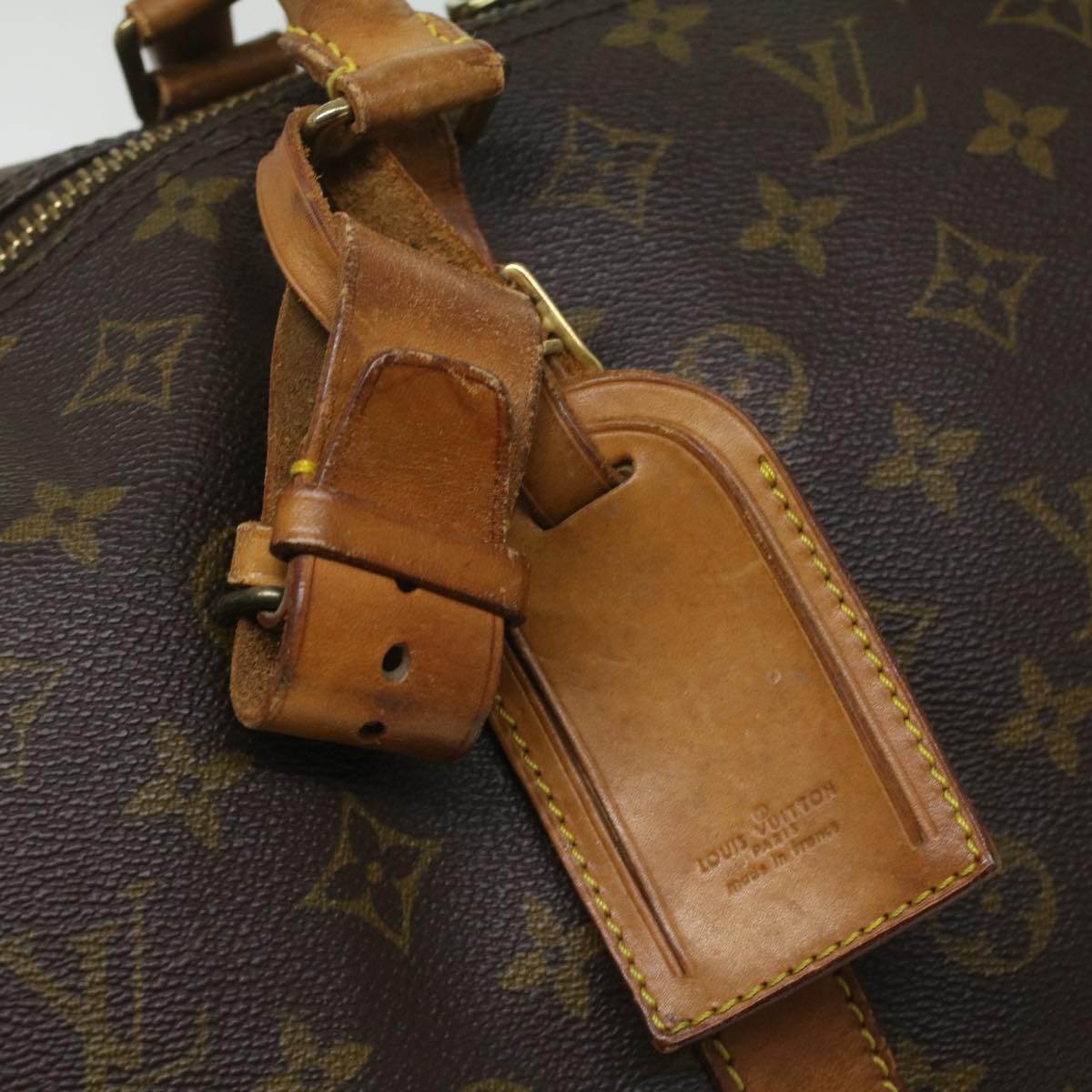 LOUIS VUITTON Monogram Keepall Bandouliere 60 Boston Bag M41412 LV Auth 35986