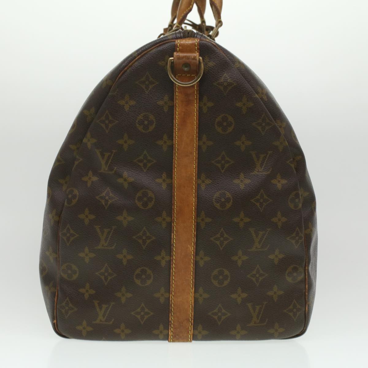 LOUIS VUITTON Monogram Keepall Bandouliere 60 Boston Bag M41412 LV Auth 35986