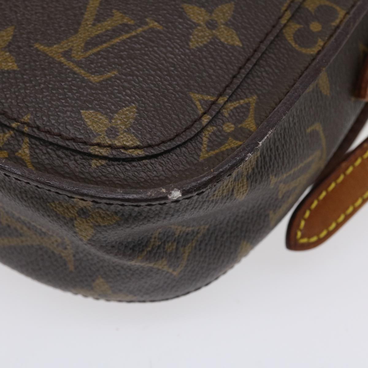 LOUIS VUITTON Monogram Saint Cloud PM Shoulder Bag M51244 LV Auth 36002