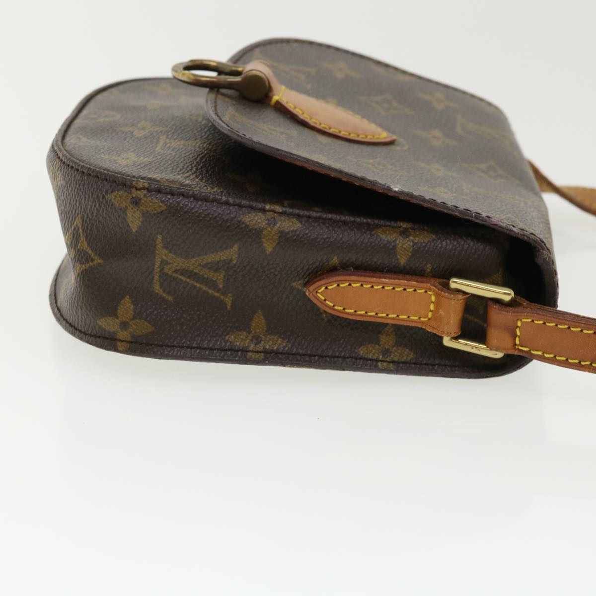 LOUIS VUITTON Monogram Saint Cloud PM Shoulder Bag M51244 LV Auth 36002