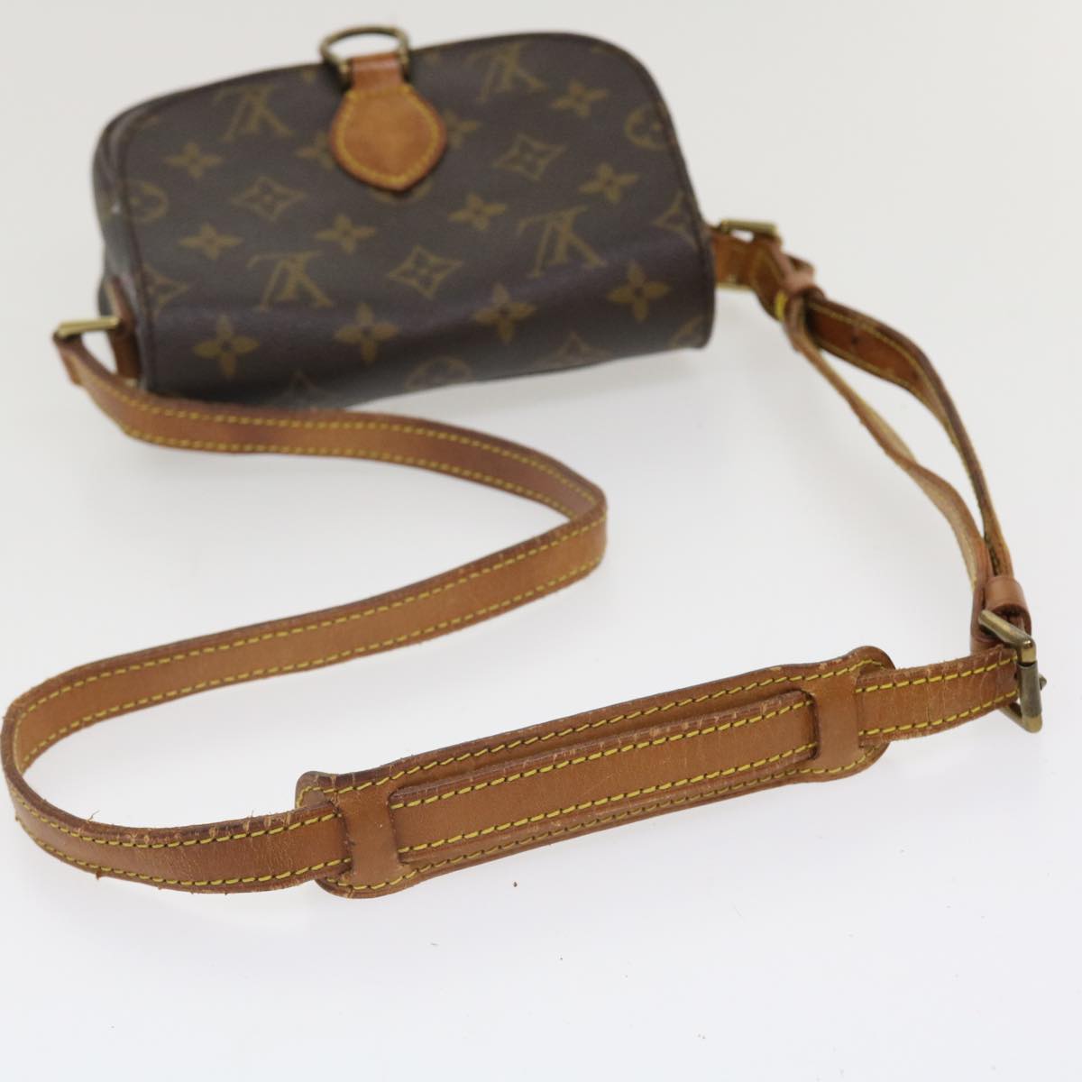 LOUIS VUITTON Monogram Saint Cloud PM Shoulder Bag M51244 LV Auth 36002