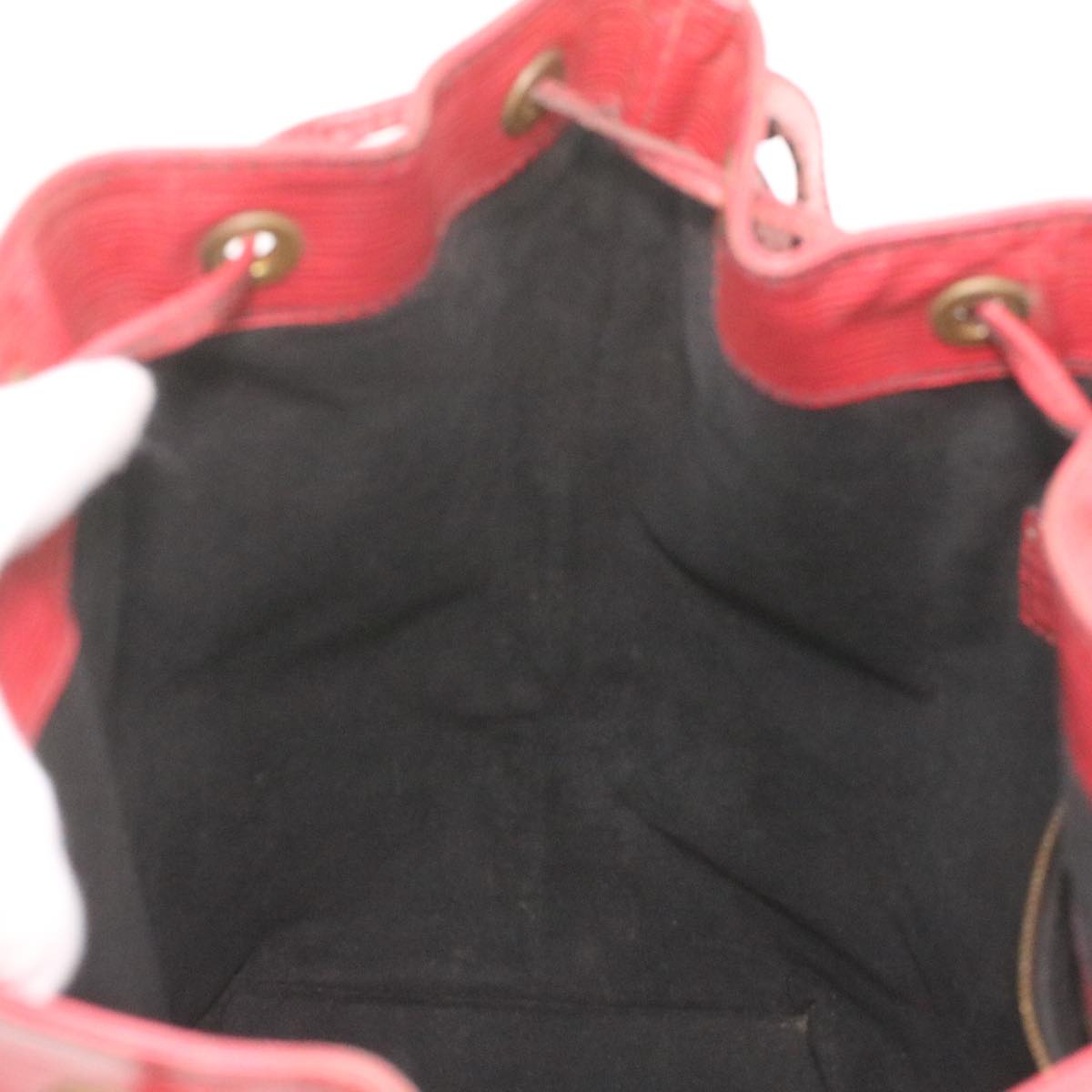 LOUIS VUITTON Epi Noe Shoulder Bag Red M44007 LV Auth 36004
