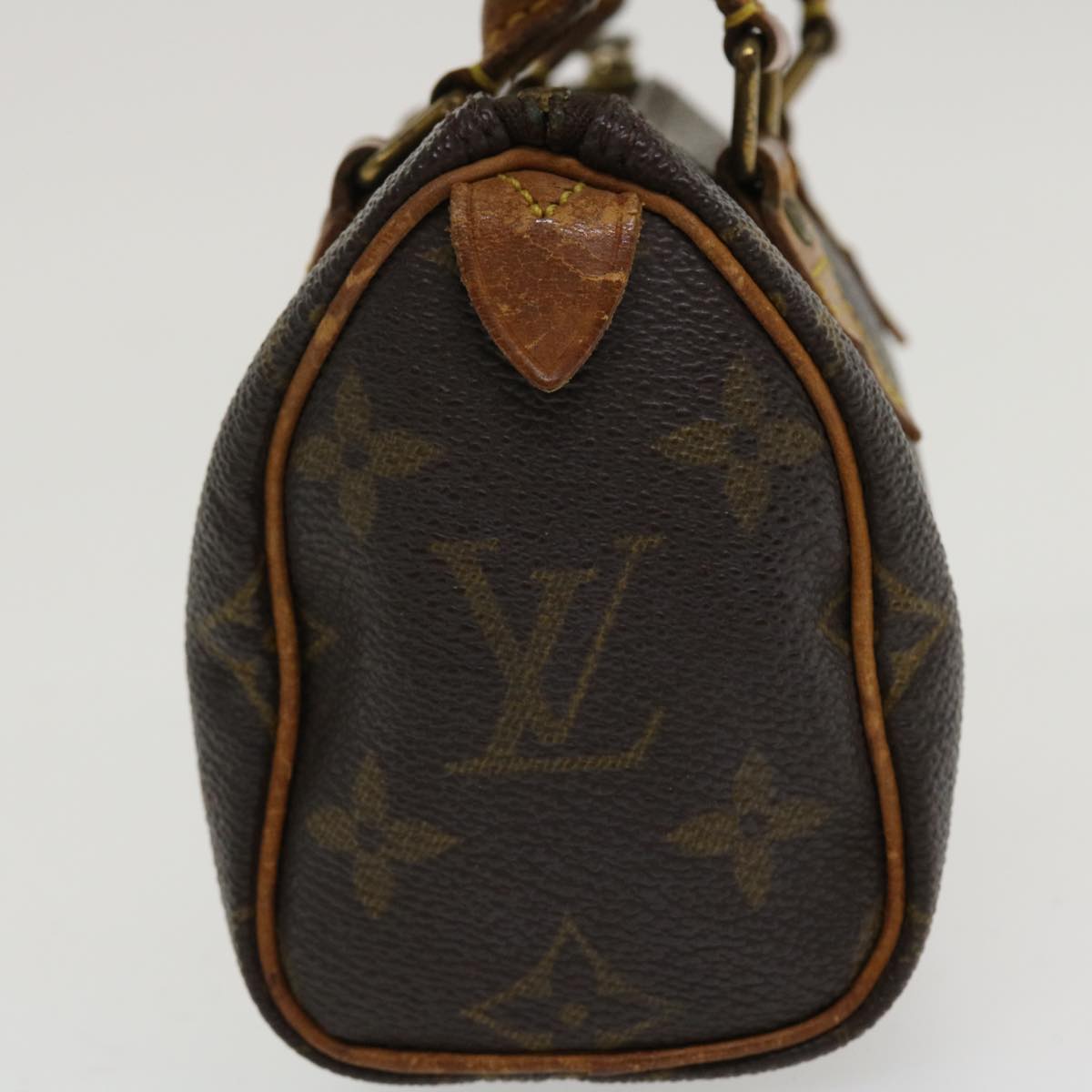 LOUIS VUITTON Monogram Mini Speedy Hand Bag M41534 LV Auth 36006