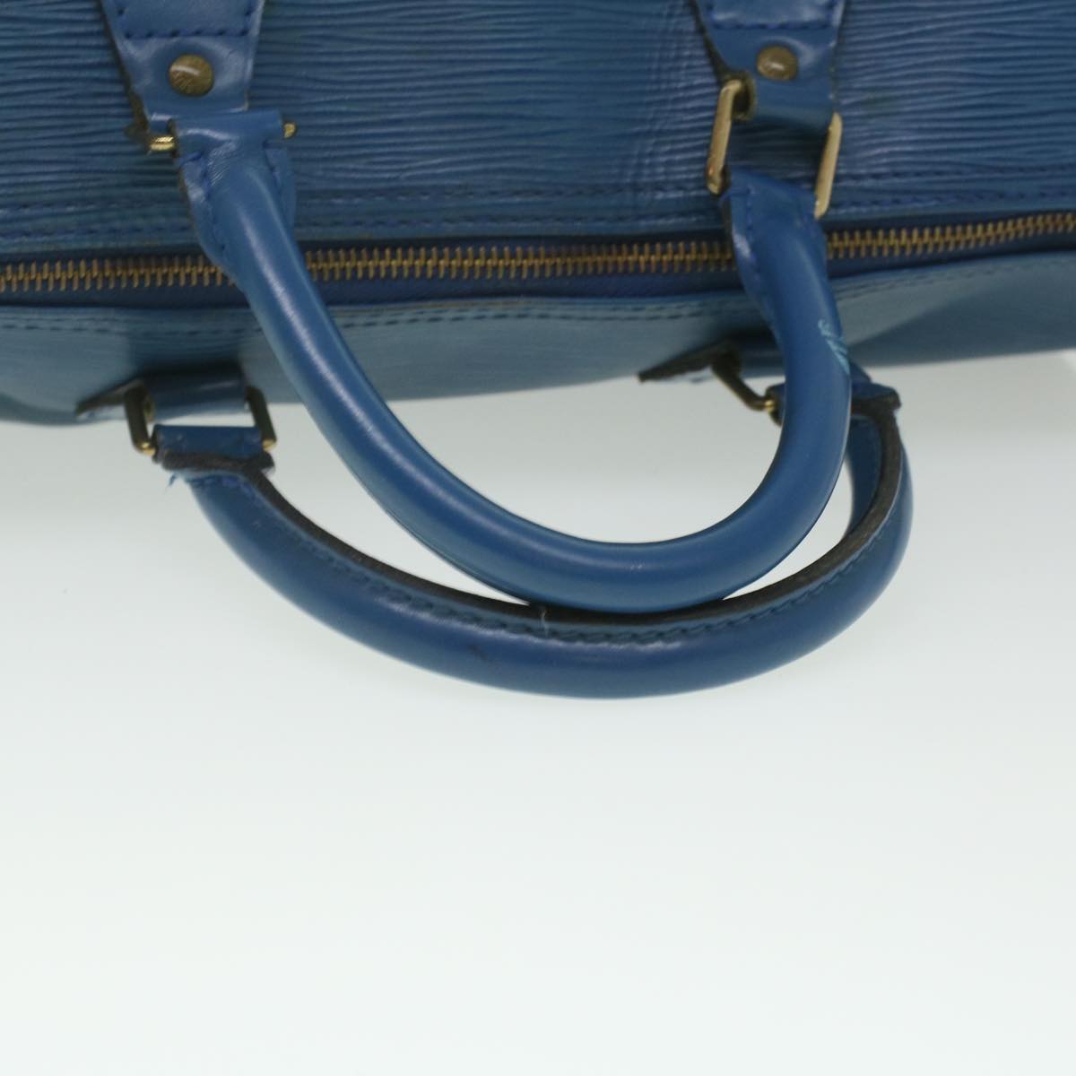 LOUIS VUITTON Epi Speedy 30 Hand Bag Blue M43005 LV Auth 36023