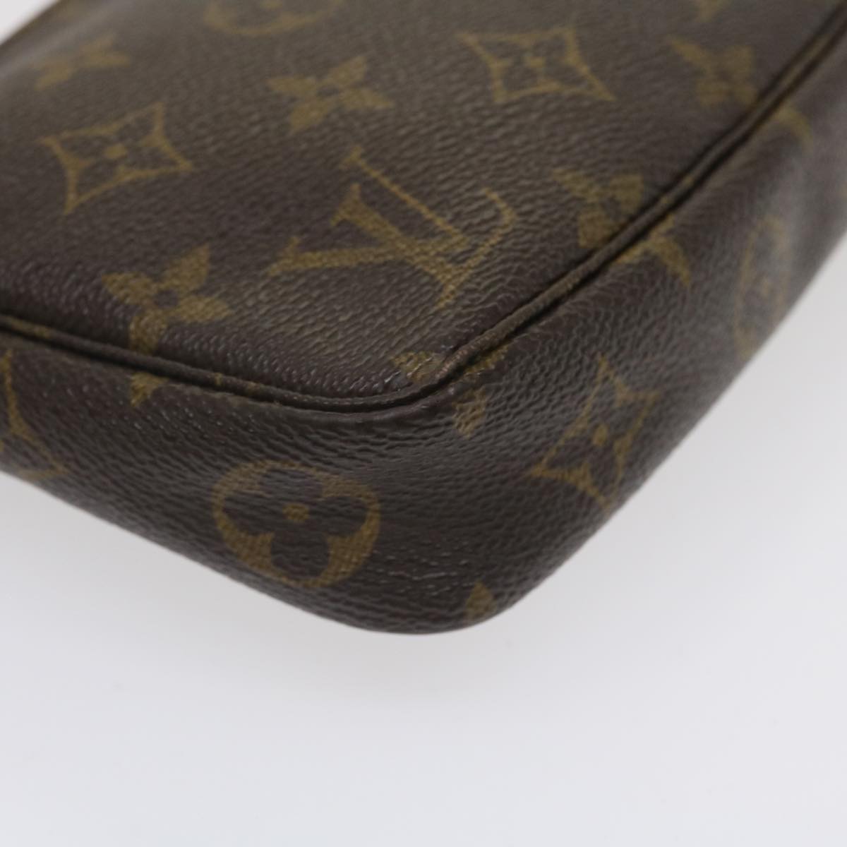 LOUIS VUITTON Monogram Pochette Accessoires Pouch M51980 LV Auth 36027