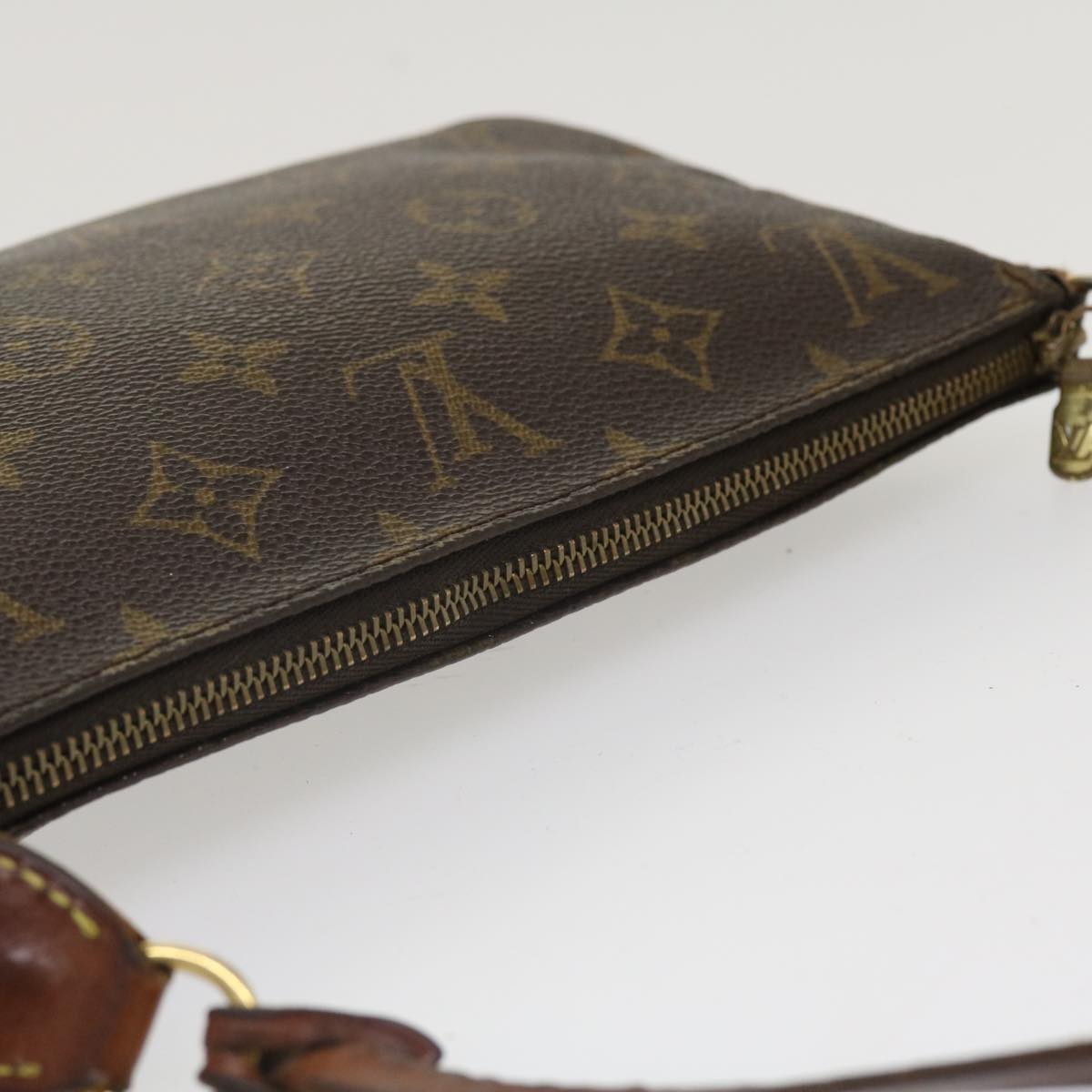 LOUIS VUITTON Monogram Pochette Accessoires Pouch M51980 LV Auth 36027