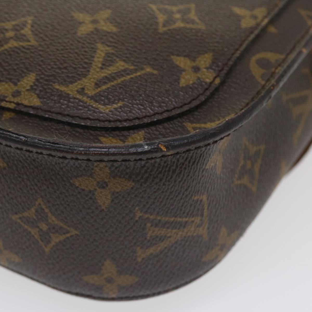 LOUIS VUITTON Monogram Saint Cloud GM Shoulder Bag M51242 LV Auth 36045