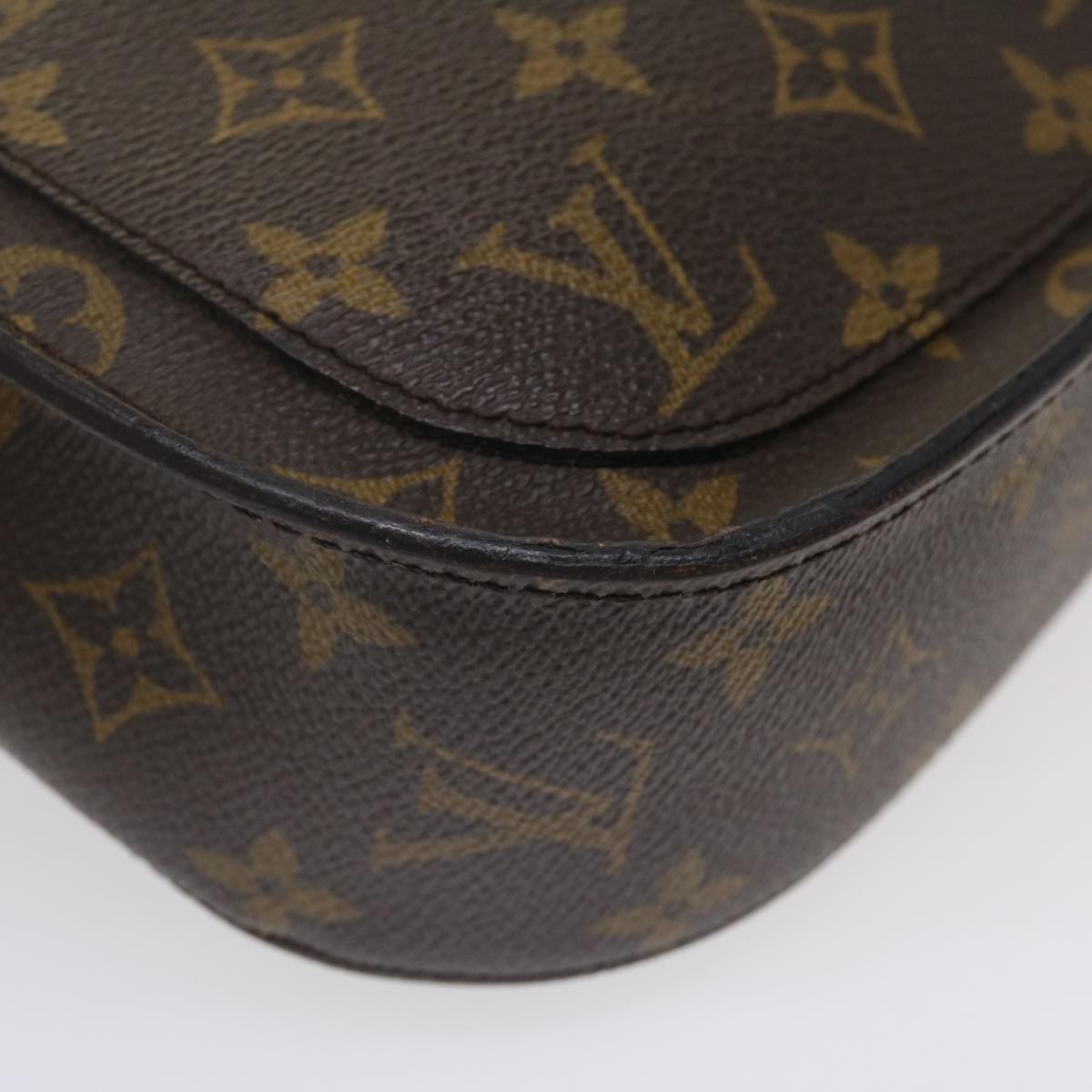 LOUIS VUITTON Monogram Saint Cloud GM Shoulder Bag M51242 LV Auth 36045