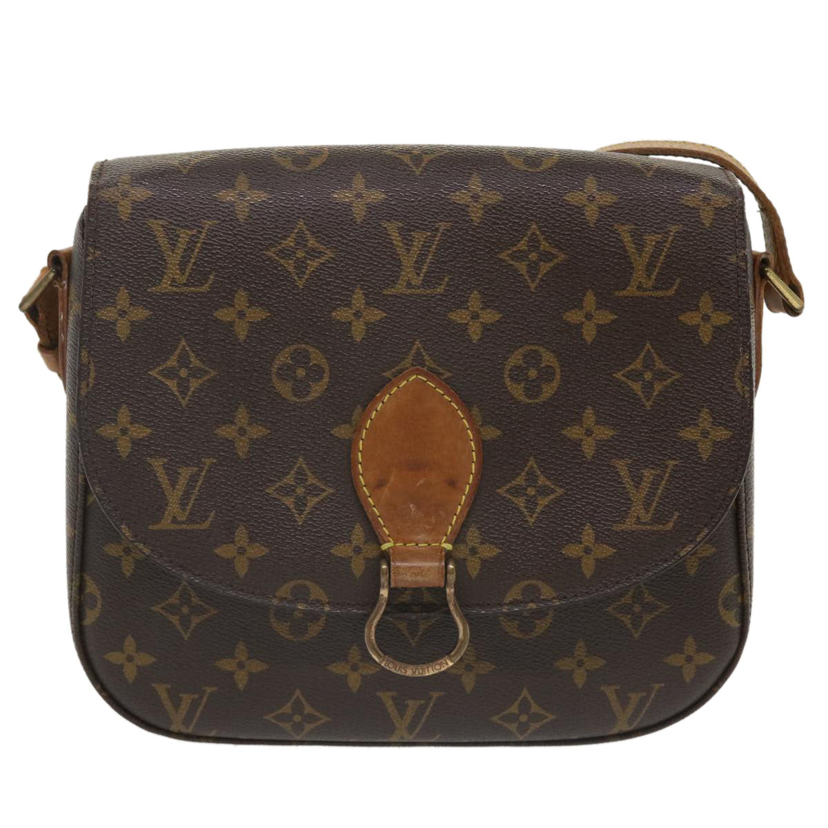 LOUIS VUITTON Monogram Saint Cloud GM Shoulder Bag M51242 LV Auth 36045