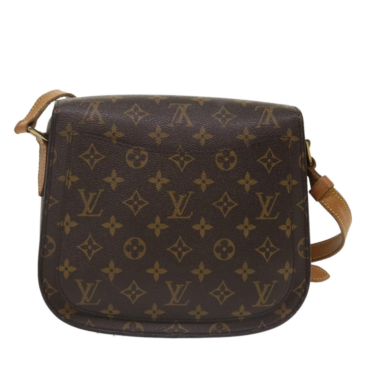 LOUIS VUITTON Monogram Saint Cloud GM Shoulder Bag M51242 LV Auth 36045